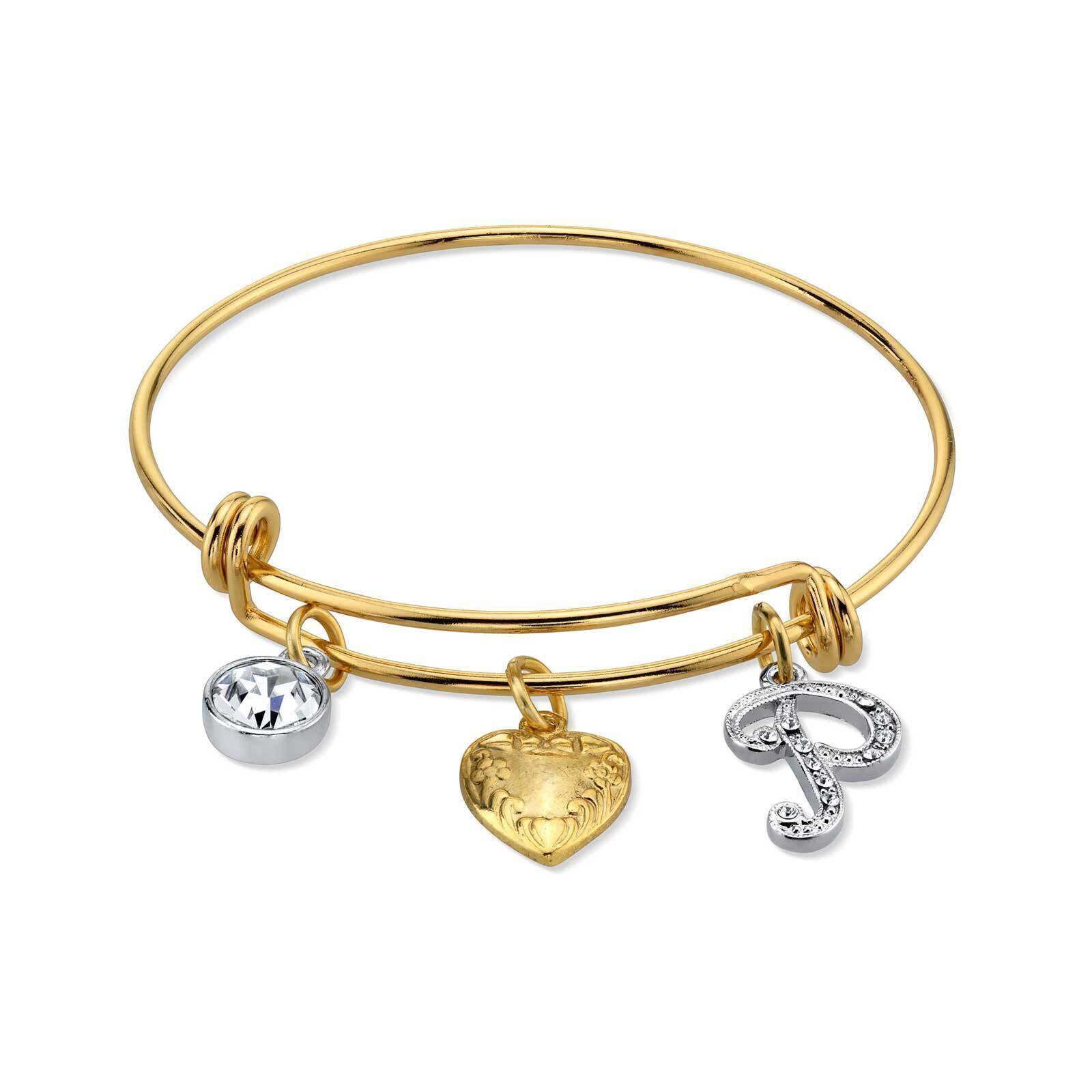 Gold Tone And Crystal Clear