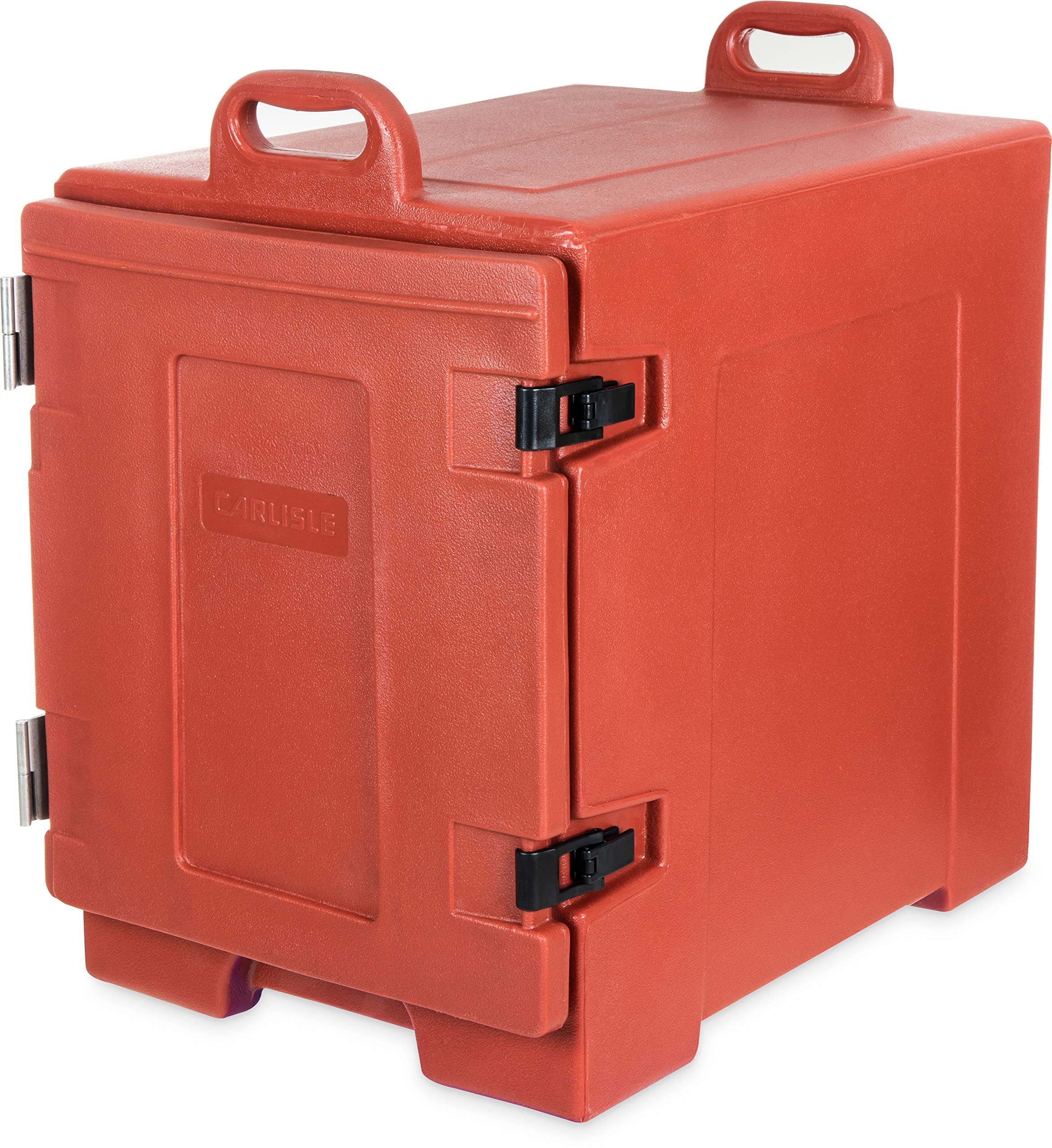 Carlisle FoodService Products Cateraide Insulated Front Loading Food Pan Carrier with Handles - 5 Pan Capacity, Durable Plastic Construction for Catering, Events & Restaurants - Perfect for Hot/Cold Food Transport & Buffet Service