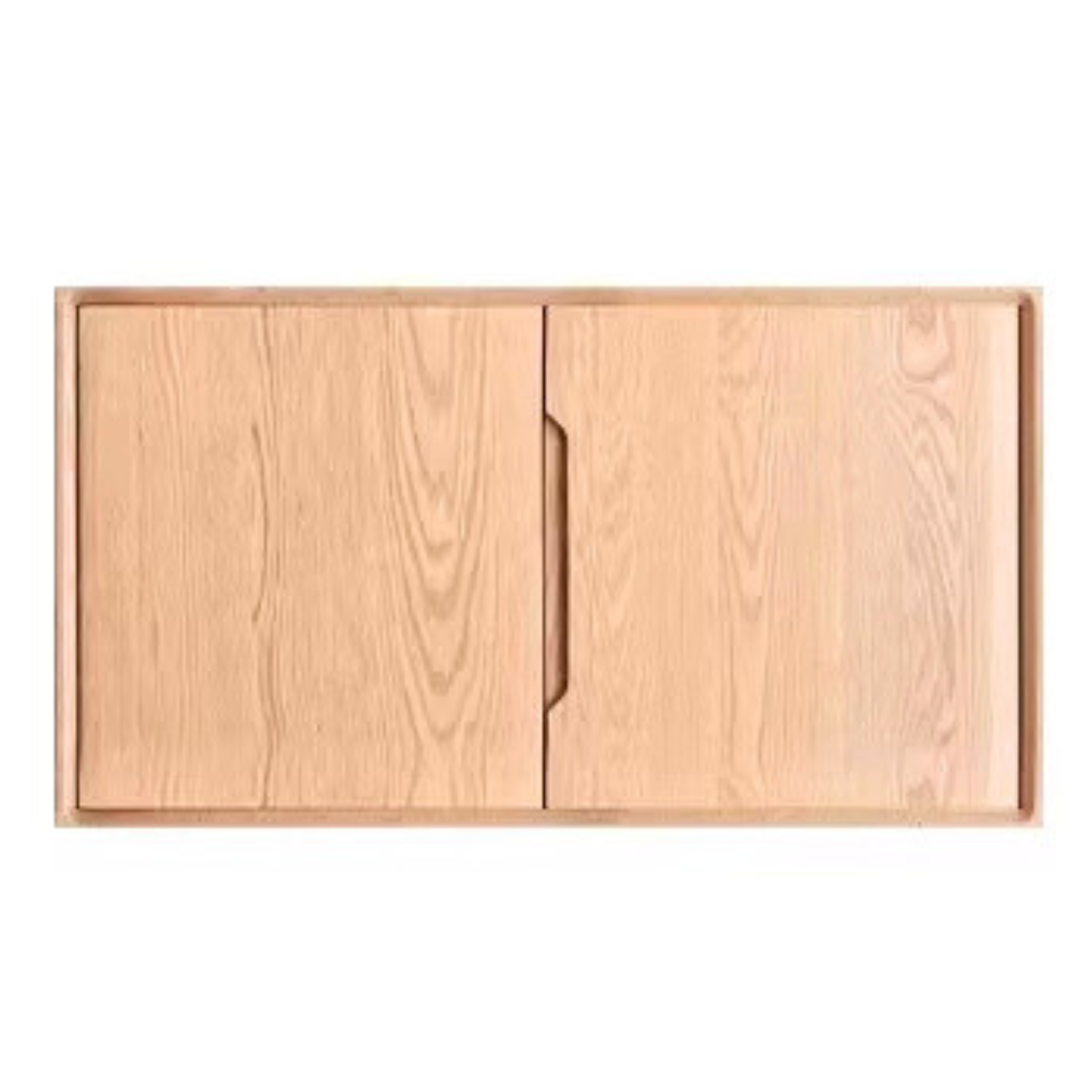 35.4x22.4x19.7 inch / 90x57x50 сm / Natural Wood Color / Double door top cabinet