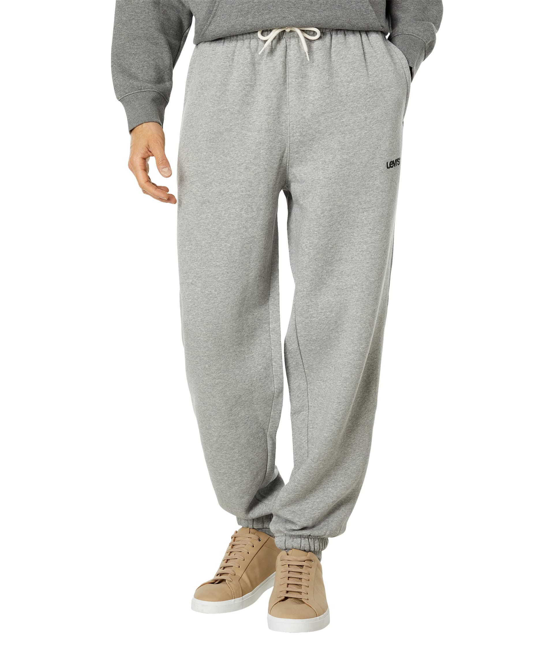 Levi's® Seasonal Mid-Tone Grey Heather Sweatpants for Men - XL Size | Comfortable Casual Lounge Pants for Home, Gym & Outdoor Activities