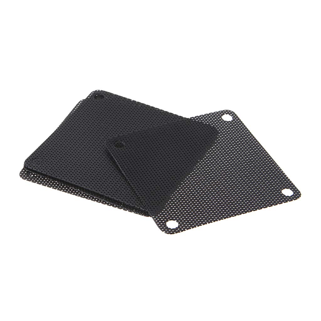 Tebatu 60mm PVC Fan Dust Filter - Black PC Dustproof Mesh Cover for Computer Cases, Cuttable & Customizable | Perfect for PC Cooling, Gaming Rigs, and Electronics Protection