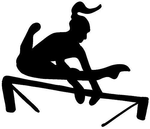 Gymnast Vinyl Decal - 5 Inch Sports Car Sticker - Waterproof Laptop & Tablet Decal - 2.5mil Thick Outdoor Vinyl for Windows, Trucks, Vehicles - Perfect for Gymnastics Fans & Sports Enthusiasts