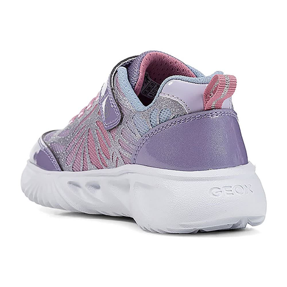 Geox Girl Assister 4 Sneakers - Breathable Lightweight School Shoes for Girls | Perfect for Classroom, Playground & Everyday Wear