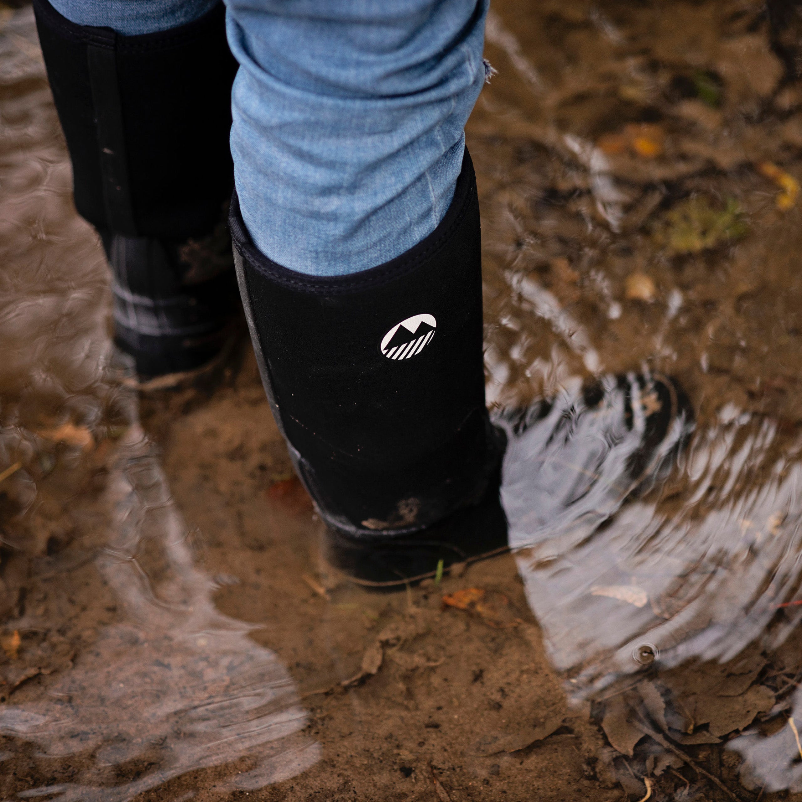 Men's Rydal Neoprene Wellington Boots - Waterproof Rubber Rain Boots for Fishing, Hunting & Outdoor Activities - Comfortable Slip-On Ankle Boots for Men