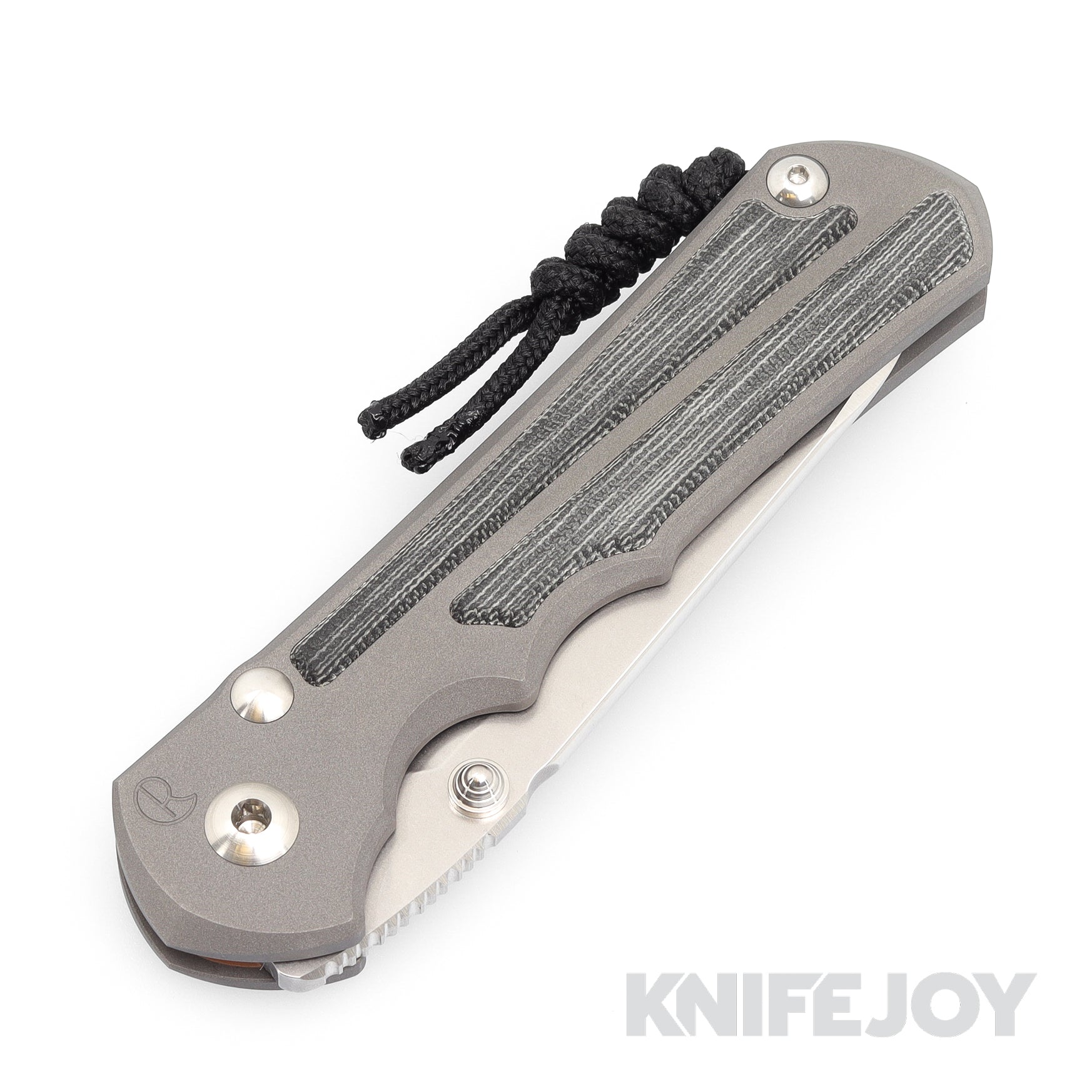 Chris Reeve Large Inkosi Insingo Folding Knife - Magnacut Plain Blade, Black Canvas Micarta Inlay & Titanium Handles | EDC, Outdoor Survival, Camping & Tactical Use