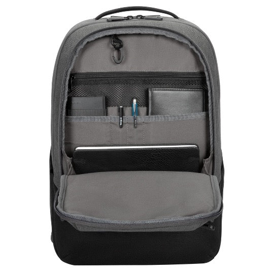 Targus Cypress Hero 15.6 Inch Laptop Backpack with Find My Feature - Durable Black Computer Bag for Work, School & Travel