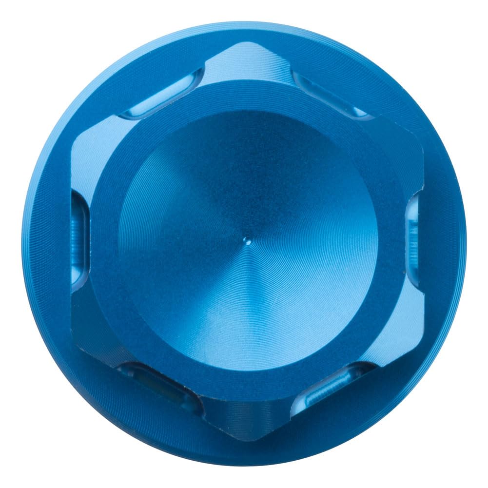 High-Quality Tusk Billet Aluminum Steering Stem Nut in Blue - Compatible with Husqvarna FC 350/250/450 (2014-2025) - Durable Motorcycle Upgrade for Off-Road Racing & Trail Riding