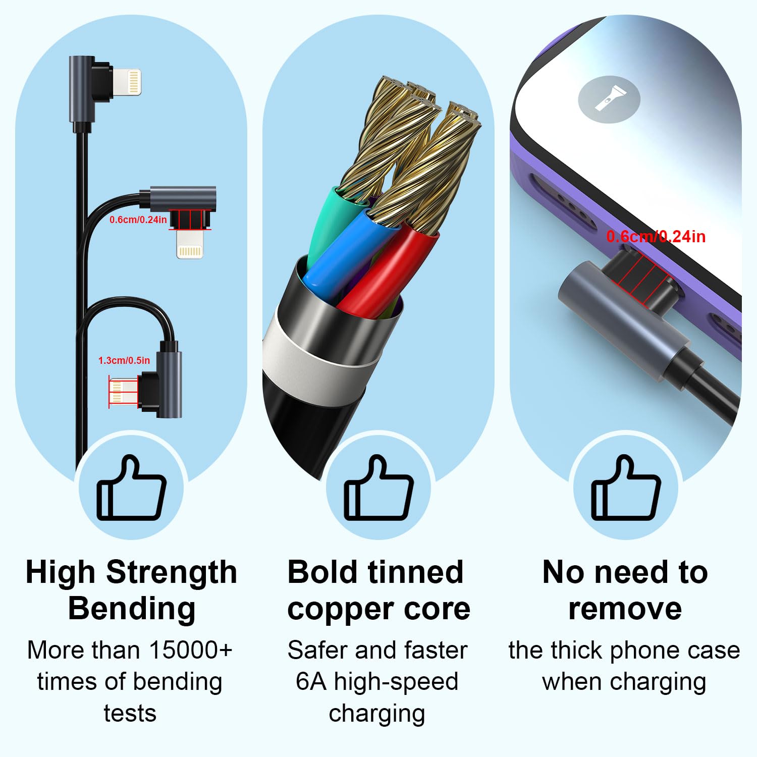 90 Degree MFi Certified USB-C to Lightning Cable - 20W PD Fast Charging, Retractable Coiled Design for iPhone, iPad, iPod - Perfect for Car Play, Data Sync & Home/Office Charging