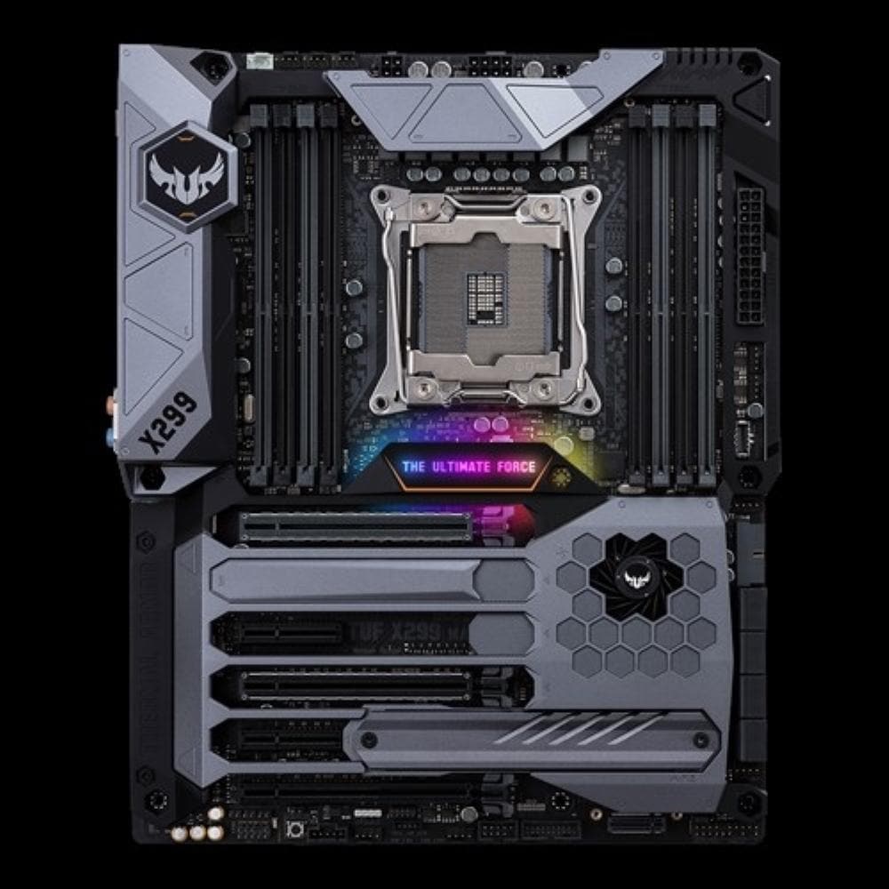 ASUS TUF X299 MARK 1 Gaming Motherboard - LGA 2066 Socket, ATX Form Factor, 5-Year Warranty - Perfect for High-End Gaming PCs and Workstations