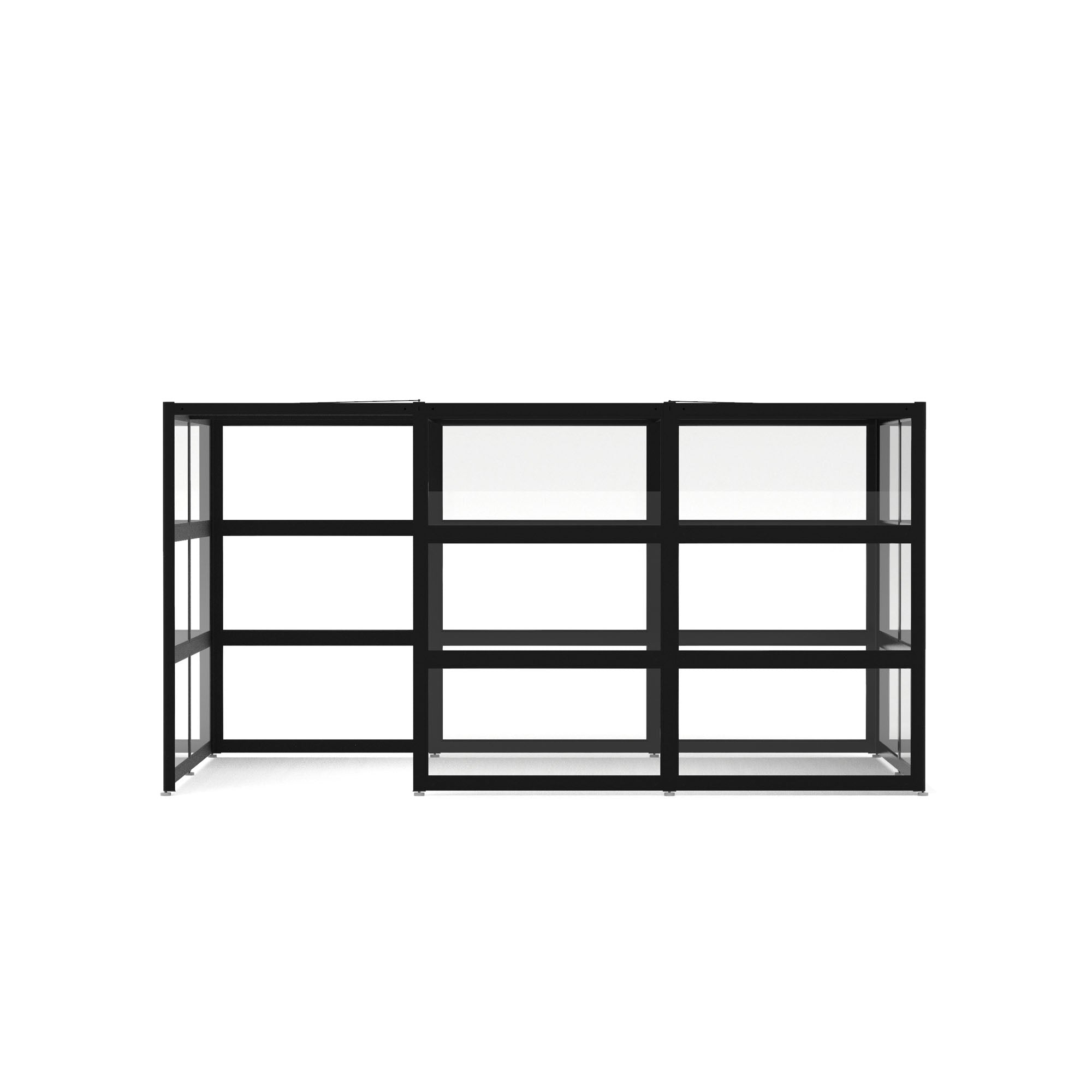 PoppinSpaces Connect Space 108501 - Modular Office Furniture System for Modern Workspaces | Perfect for Home Office, Coworking Spaces & Corporate Environments