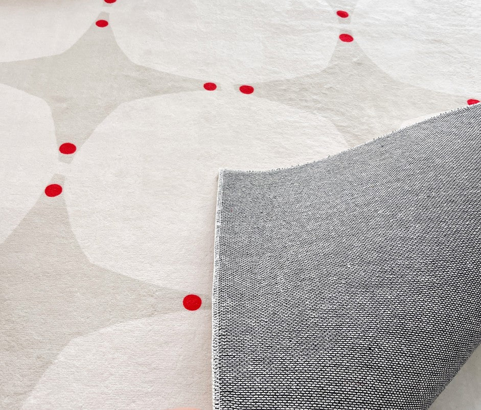 Modern Geometric Area Rugs for Bedroom, Living Room & Dining Room - Non-Slip Contemporary Floor Carpet for Under Coffee Table - Perfect for Home Decor & Office Spaces