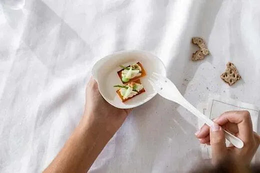 Mini Sugarcane Side Vessel - Eco-Friendly Small Serving Bowl for Salads, Snacks & Desserts | Perfect for Home, Picnics & Party Tableware