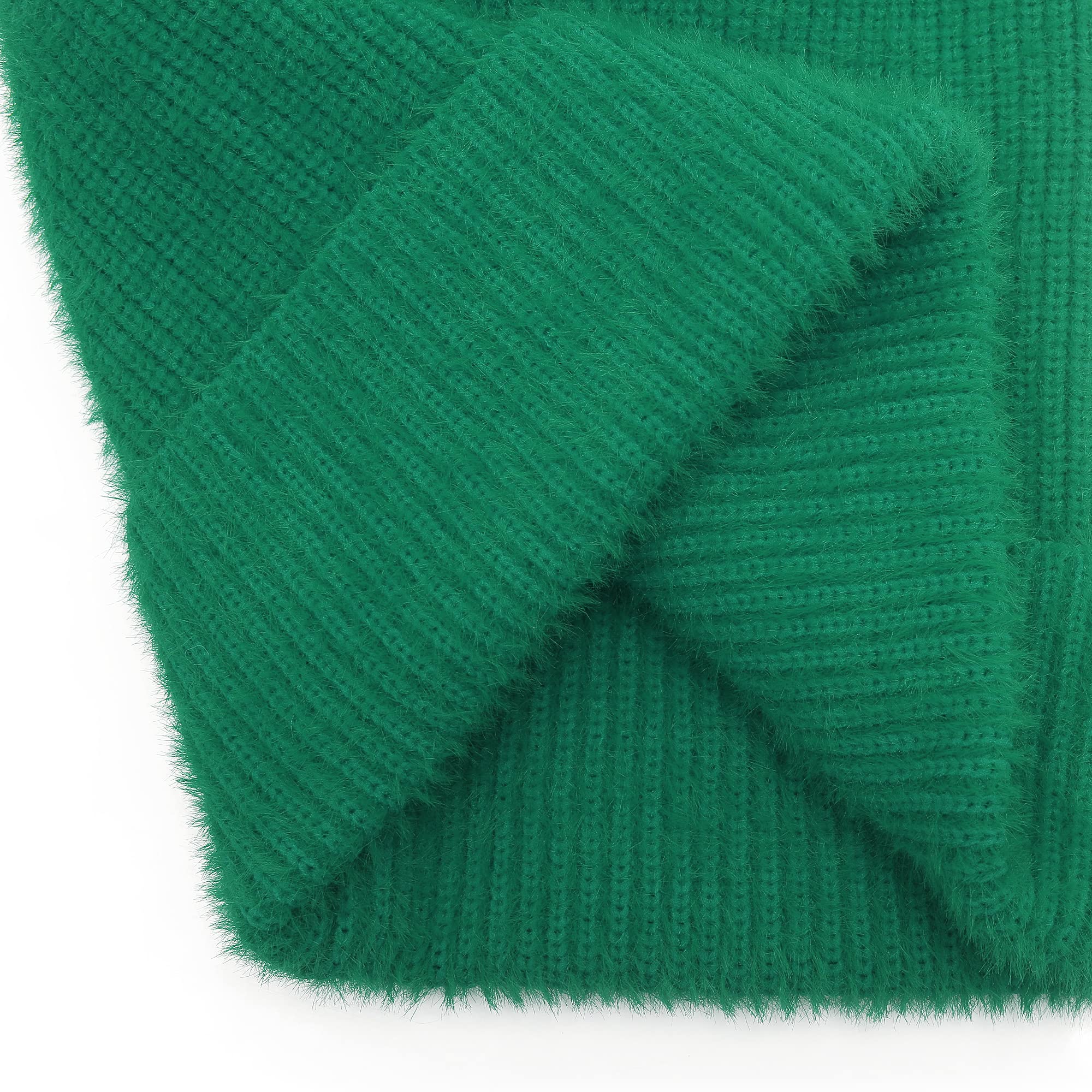 ZLYC Unisex Winter Beanie Hat - Stretchable Ribbed Knit Skull Cap for Men & Women - Warm Fleece Lined Cold Weather Accessory for Skiing, Snowboarding & Outdoor Activities