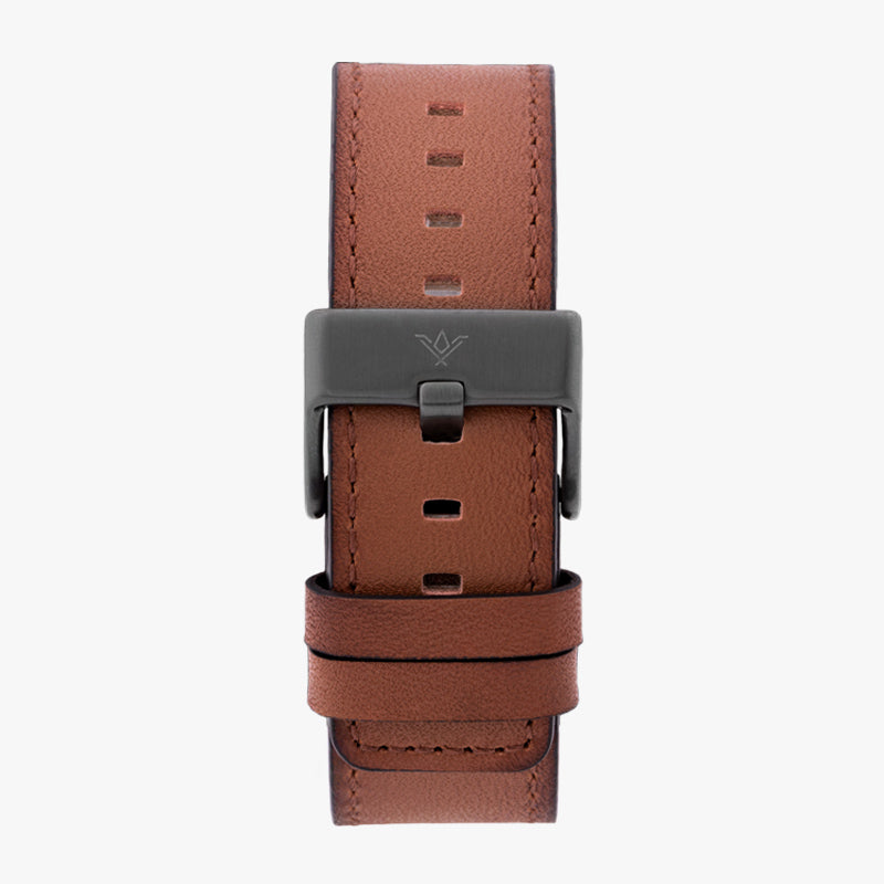 Premium Genuine Leather Band for Apple Watch Series 9/8/7/SE - Adjustable Replacement Strap with Stainless Steel Clasp - Perfect for Workouts, Business & Everyday Wear
