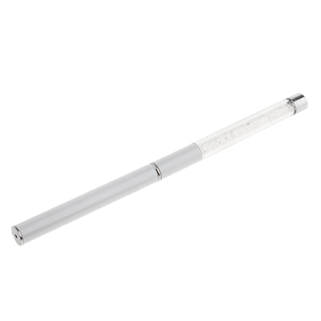 VMS INDIA Clear Rhinestones Eyebrow & Eyelash Curling Mascara Brush Applicator Wand - Perfect for Makeup, Salon & Professional Use