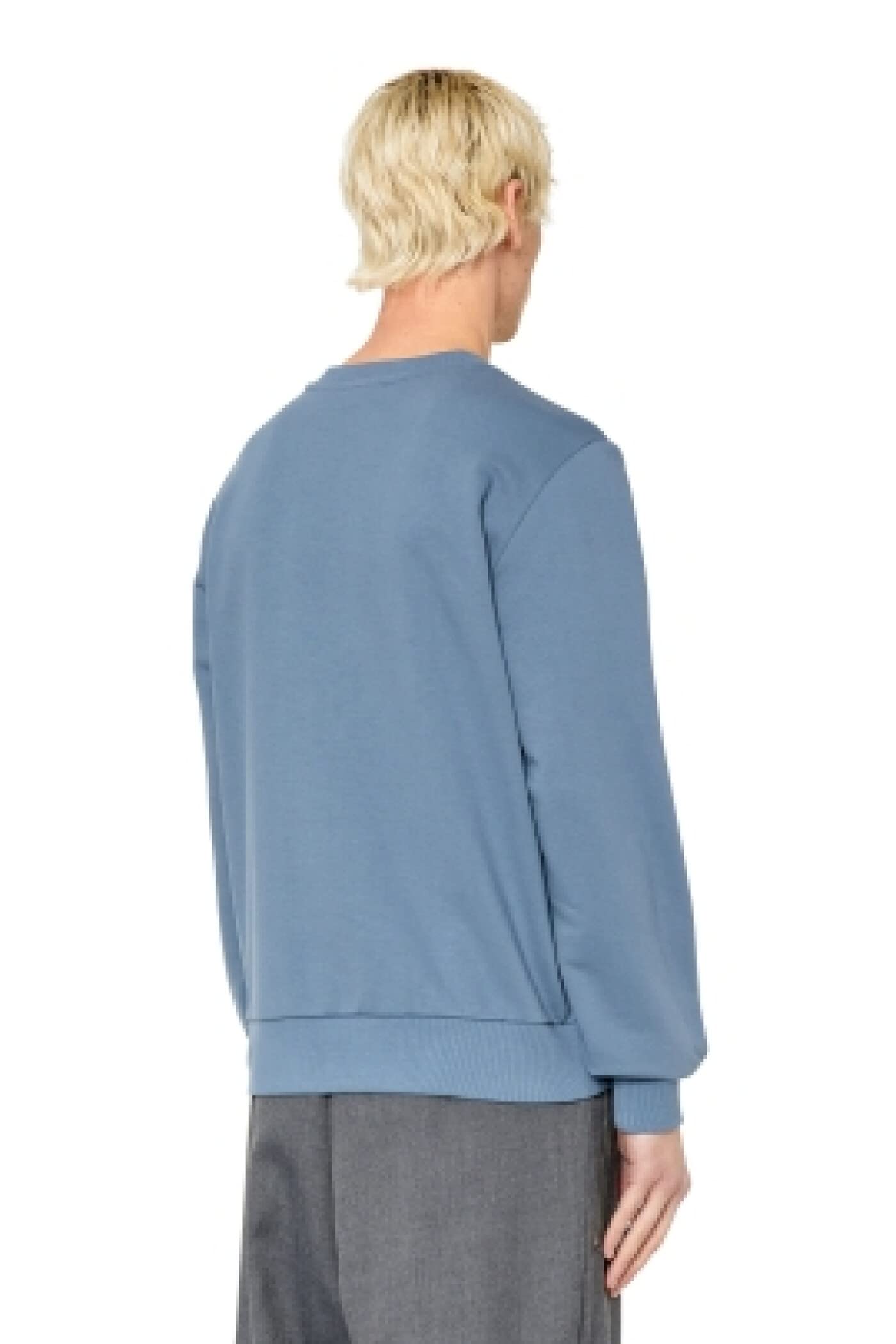 Diesel Men's Casual Pullover Sweatshirt - Soft Cotton Blend, Comfortable & Stylish - Perfect for Everyday Wear, Gym, and Outdoor Activities