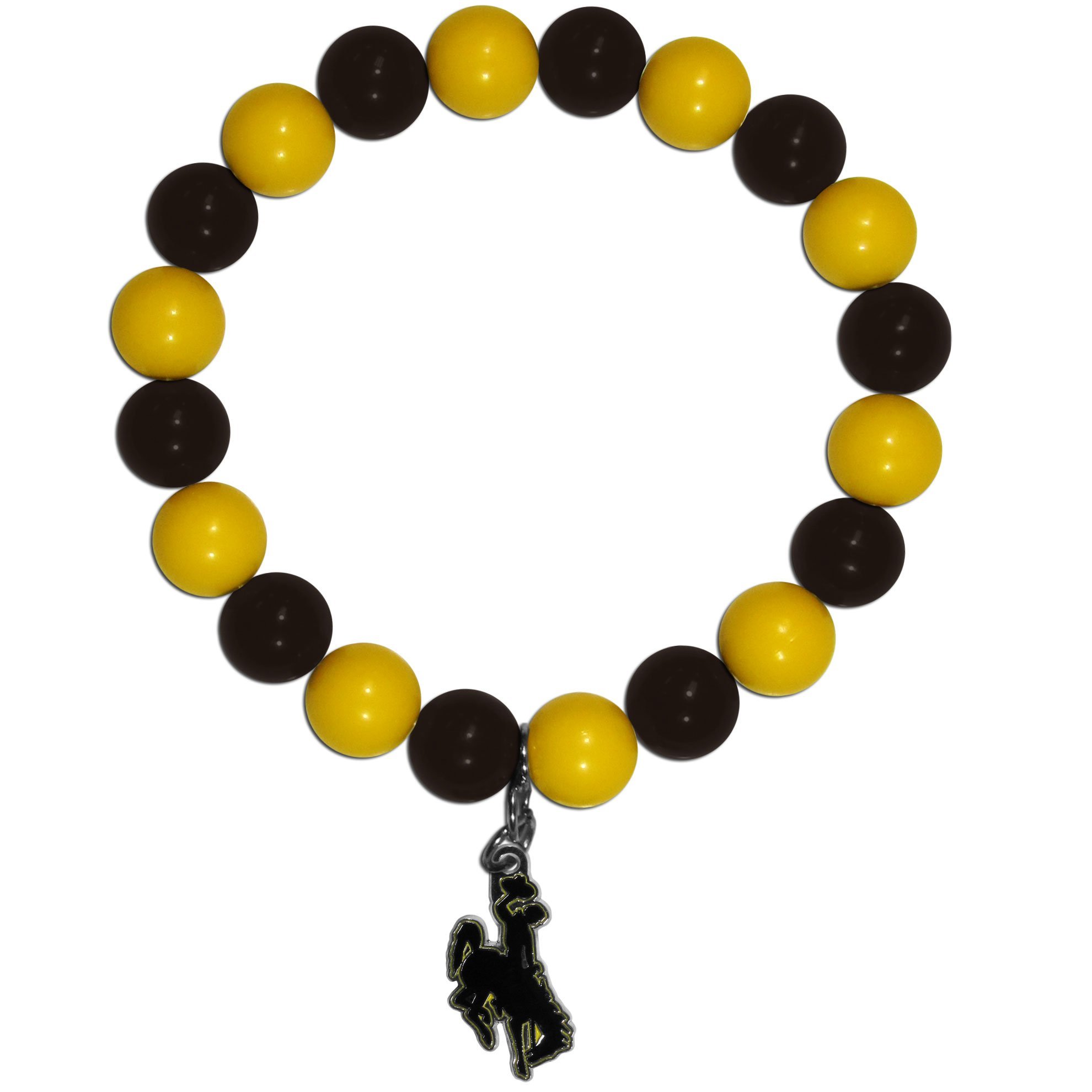 NCAA Unisex Fan Bead Bracelet - Adjustable College Sports Team Spirit Wristband for Men & Women - Perfect for Game Day, Tailgating & School Pride Accessories