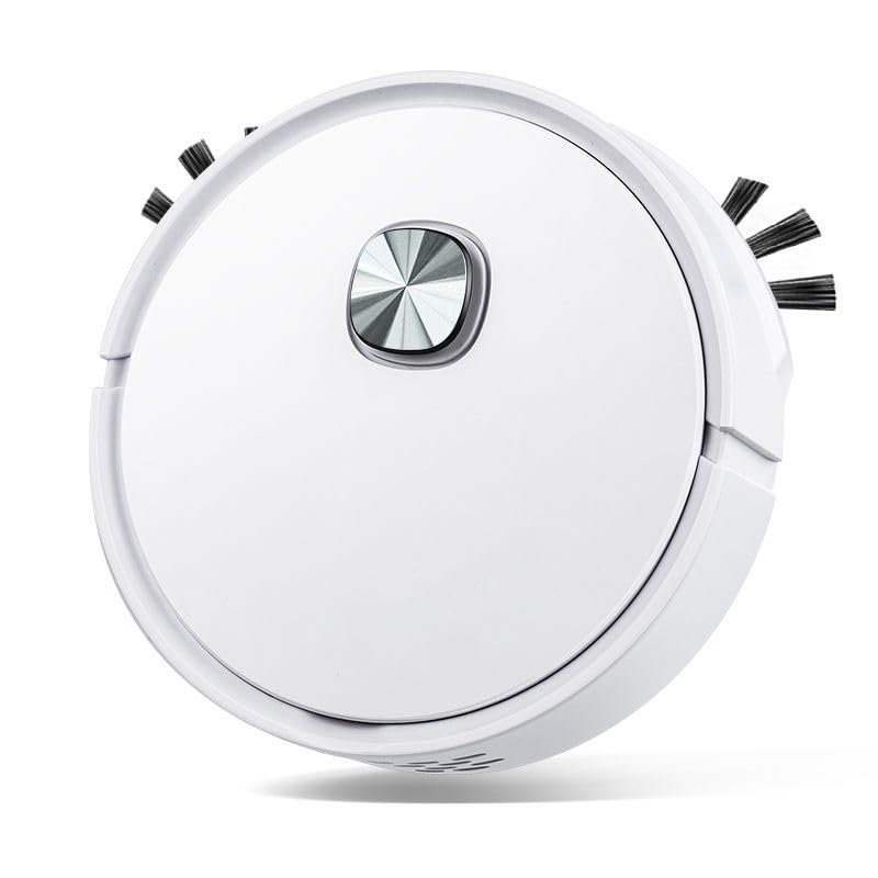 Robovac Pro Robot Vacuum Cleaner - Cordless, Lightweight & Waterproof - Automatic Smart Cleaning for Hardwood Floors & Carpets - Ideal for Home, Office & Pet Hair Removal