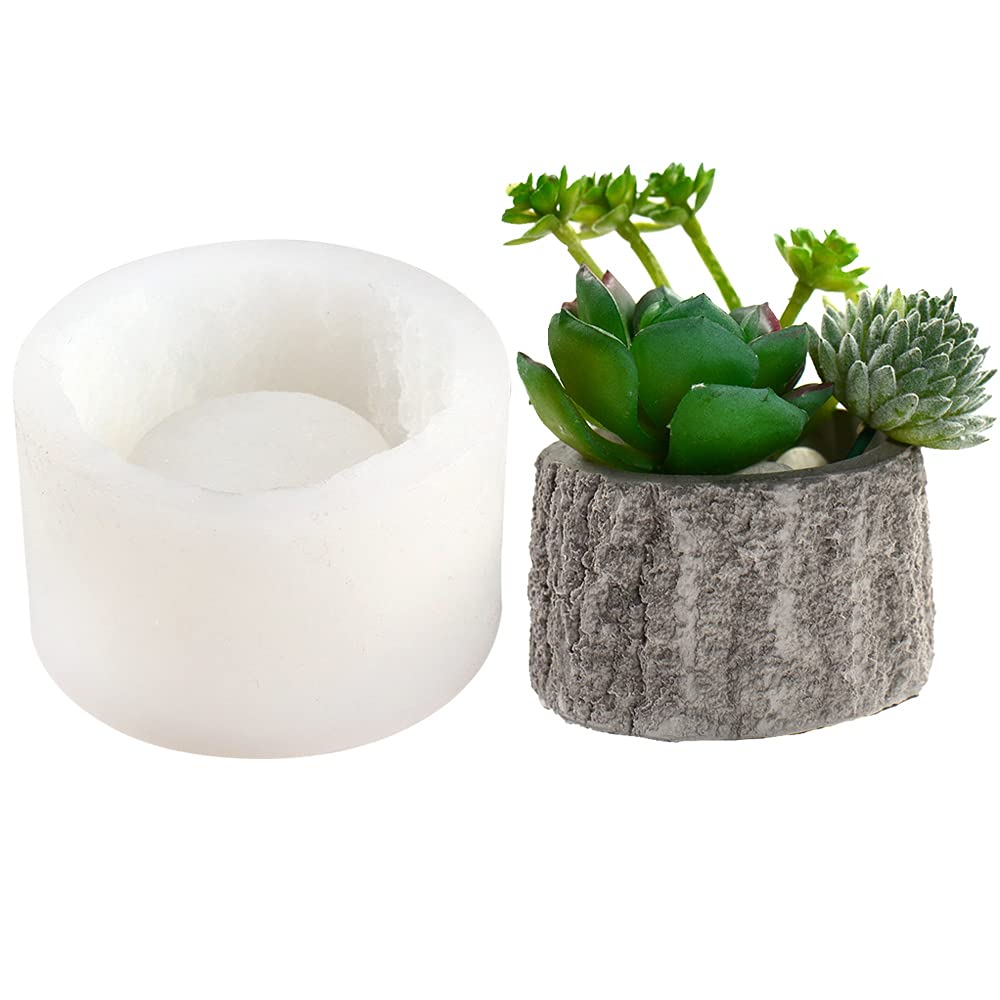 Premium NICOLE Silicone Mold for DIY Succulent Planters, Flower Pots, Ashtrays & Candle Holders - Reusable Baking Craft Molds for Home Decor, Wedding Centerpieces & Gift Making