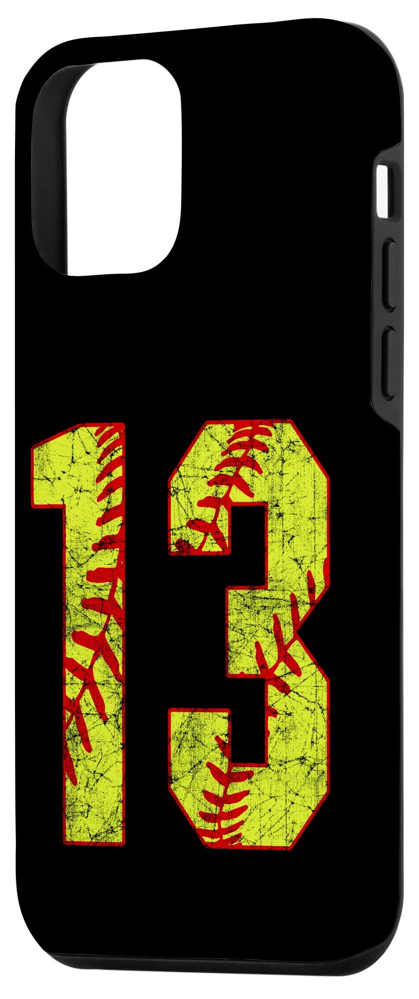 iPhone 12 Mini Softball Case #13 - Fast Pitch Protective Phone Cover for Softball Moms & Players | Perfect Gift for Sports Lovers & Team Supporters