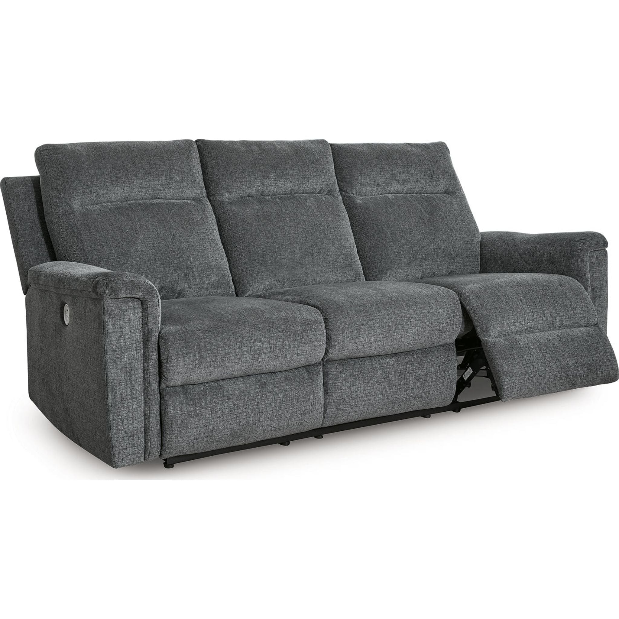 Barnsana Power Reclining Sofa - Electric Recliner Couch with USB Charging & Cup Holders | Modern Living Room Furniture for Home Theater & Relaxation