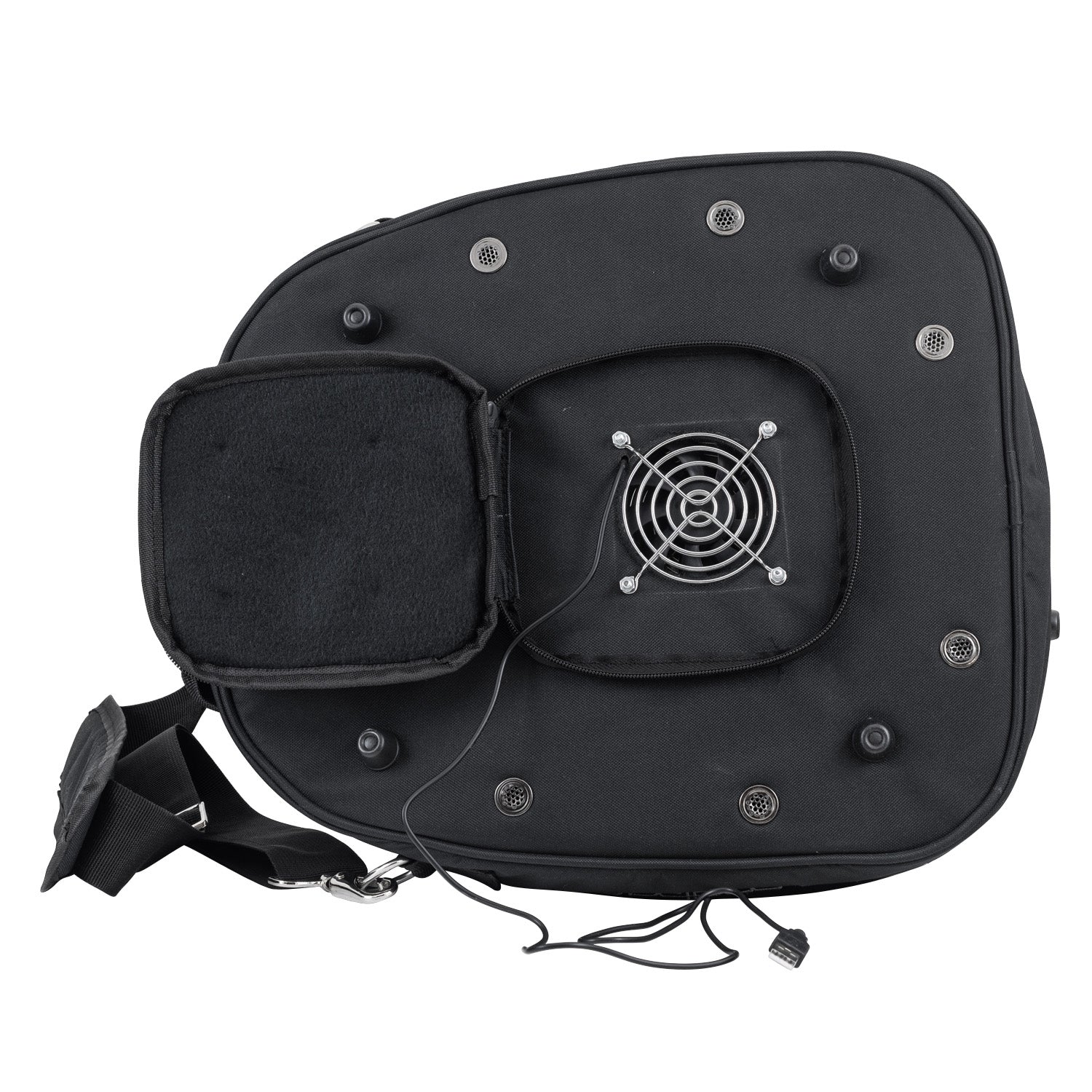 Zamp Racing Helmet Bag with Built-in Cooling Fan - Durable Storage & Transport Case for Motorcycle, ATV, and Racing Helmets - Perfect for Track Days, Travel, and Outdoor Adventures