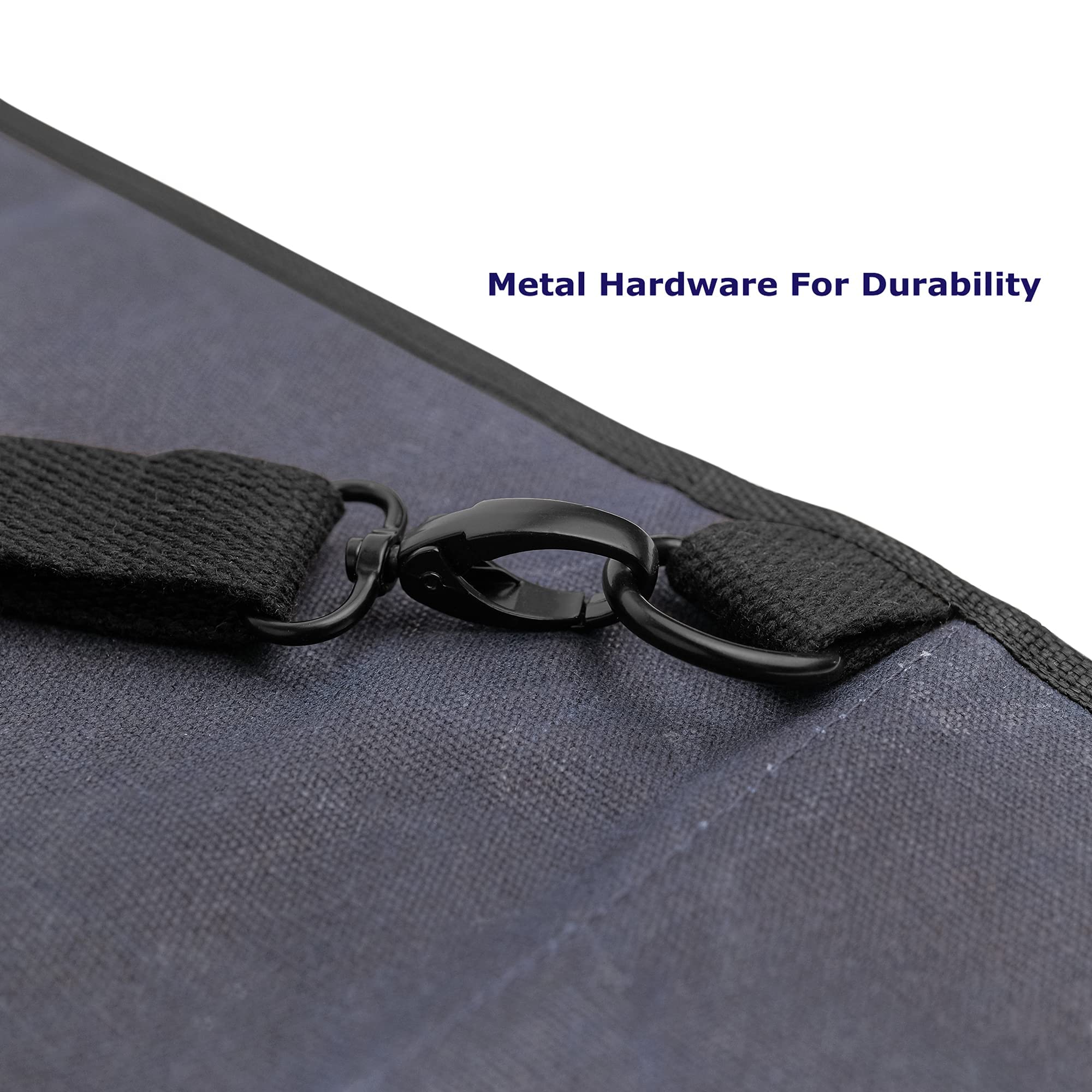 Professional Knife Roll Bag for Chefs - Durable & Stylish Navy Blue Knife Storage Case - Perfect for Culinary School, Kitchen, Travel & BBQ