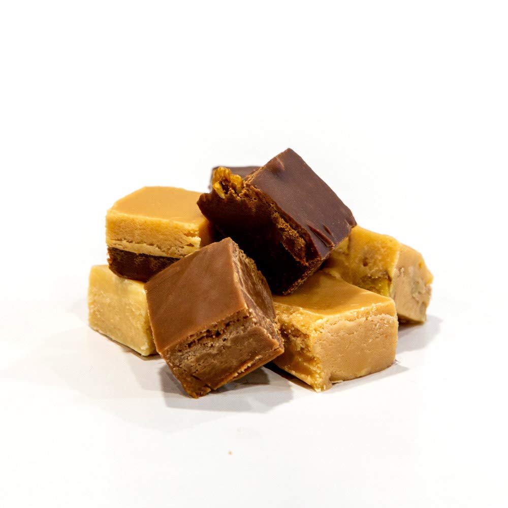 Hall's Candies Assorted Fudge Gift Box - Premium White Christmas Holiday Treats - Perfect for Christmas Gifts, Office Parties & Holiday Dessert Platters