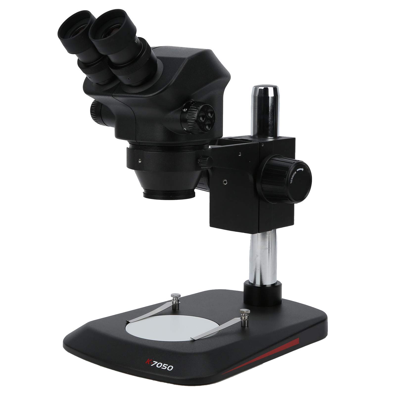 Binocular Stereo Microscope 10X Magnification - Plastic K-7050 with 45° Eyepiece for PCB Repair, Electronics, Mobile Phone & Gemstone Identification | Ideal for Hobbyists, Jewelers & Technicians