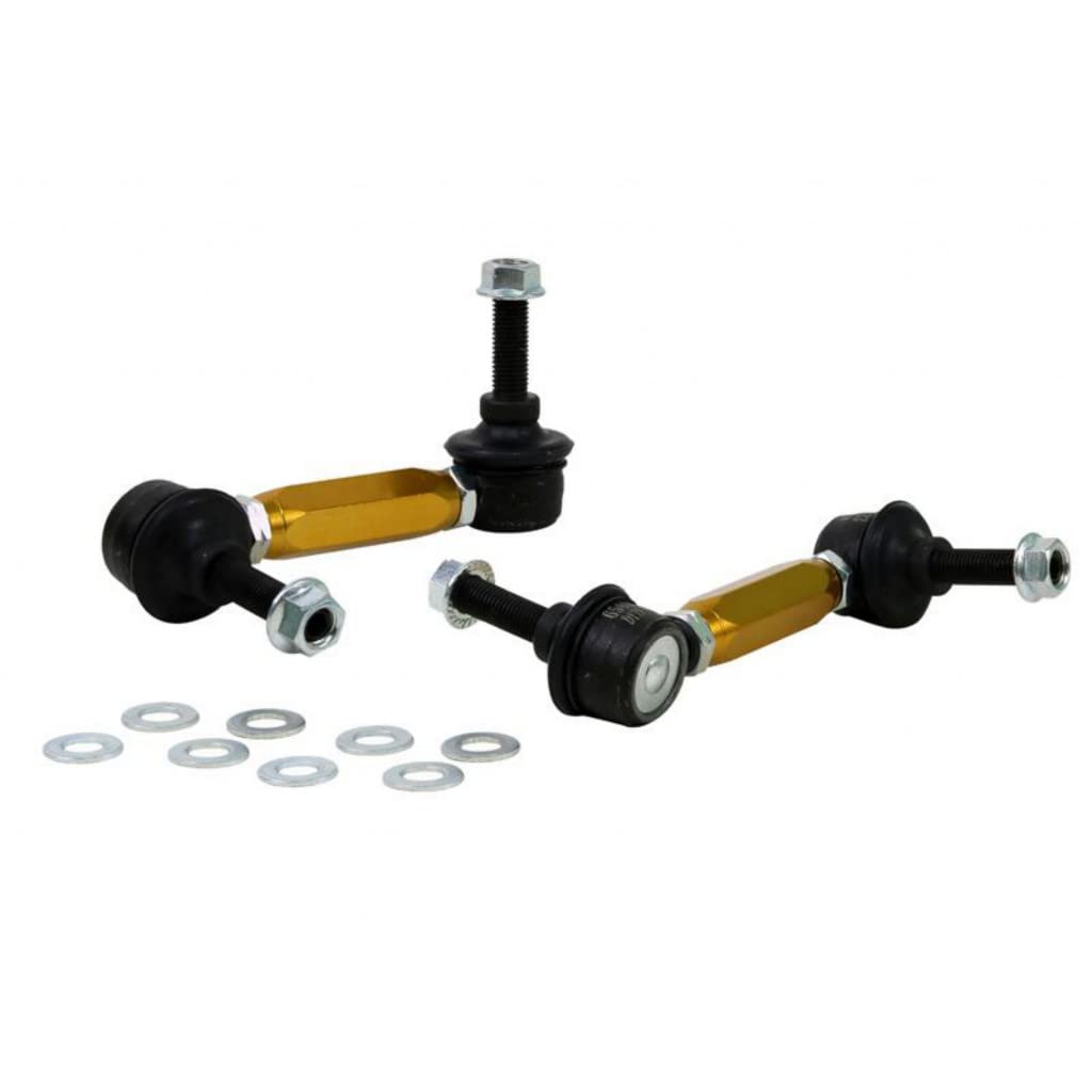 Whiteline Rear Adjustable Sway Bar Link Kit for 2002 Honda Accord - KLC141 Ball End Links | Improves Handling & Stability for Performance Driving
