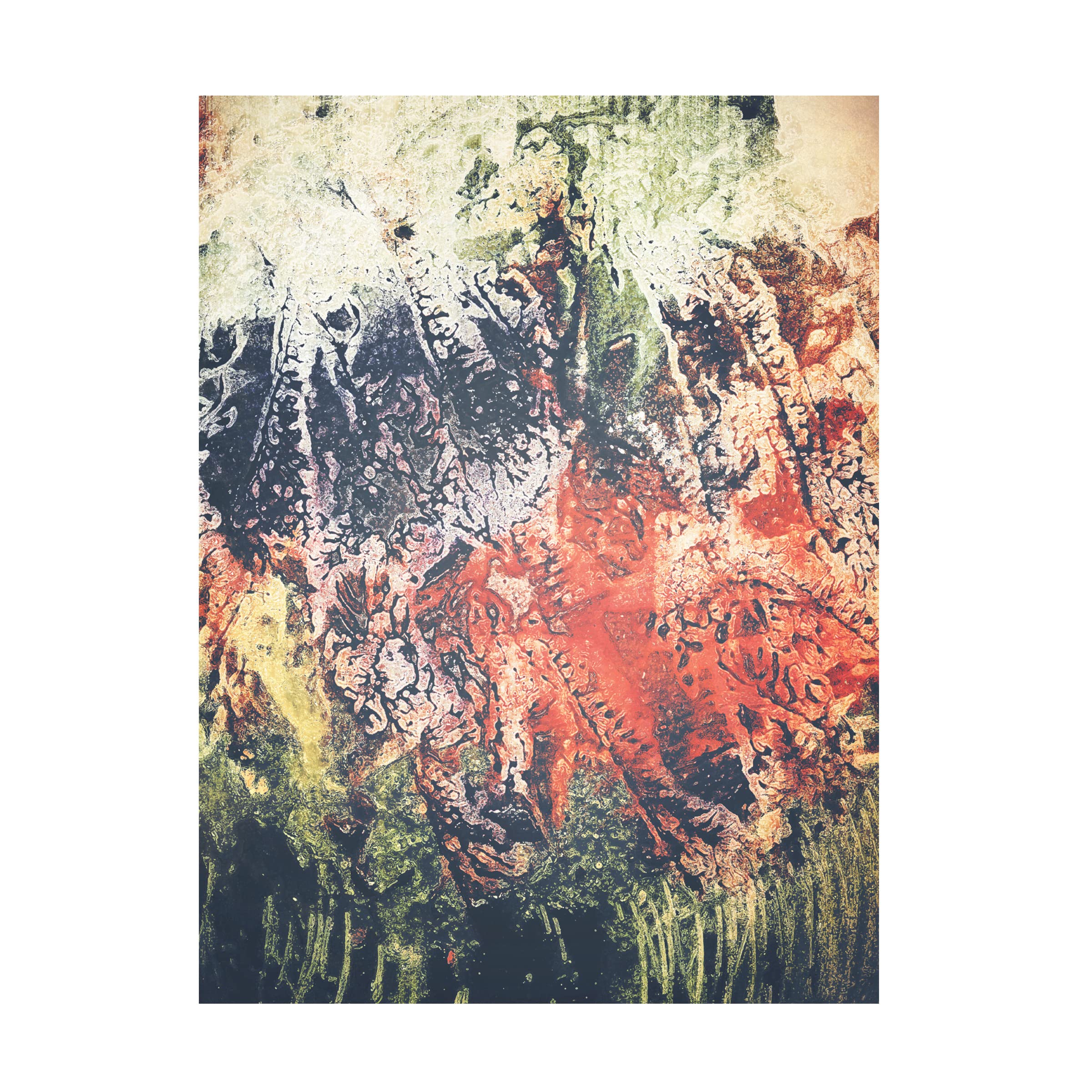 BethAnne Lutz 'Veins' Canvas Wall Art Print - Modern Abstract Painting for Living Room, Bedroom & Office Decor | Trademark Fine Art Collection