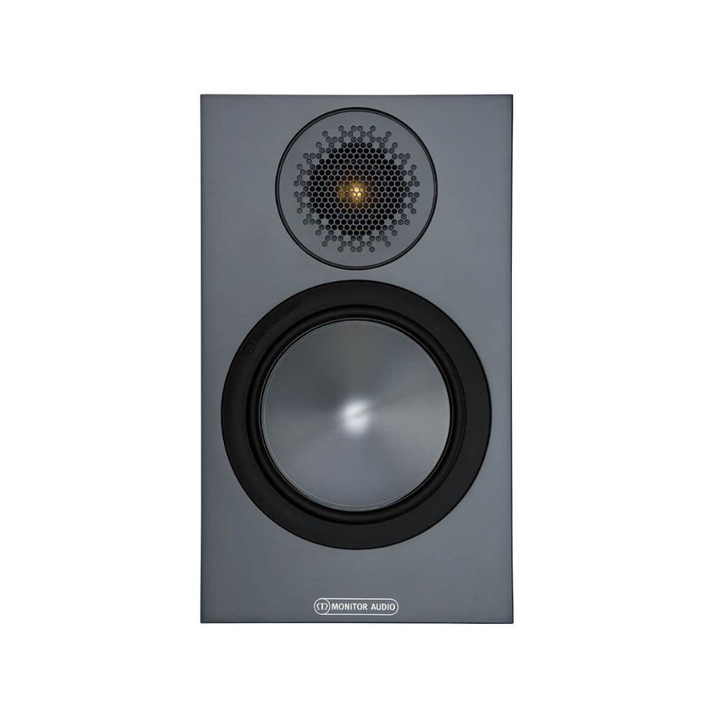 Monitor Audio Bronze 50 Bookshelf Speakers - High-Fidelity Stereo Sound for Home Theater & Music Listening (Pair, Black) | Perfect for Living Rooms, Home Studios & Audiophile Setups