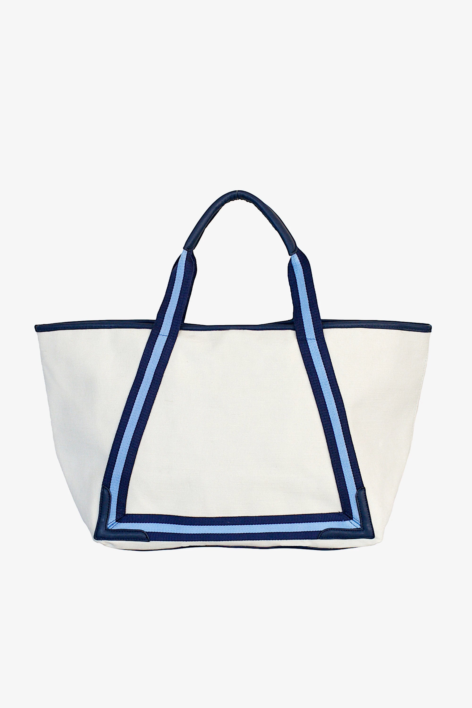 Stylish Navy Blue Beach Tote Bag - Large Waterproof Summer Tote for Women - Perfect for Pool, Beach Vacation, and Shopping Trips