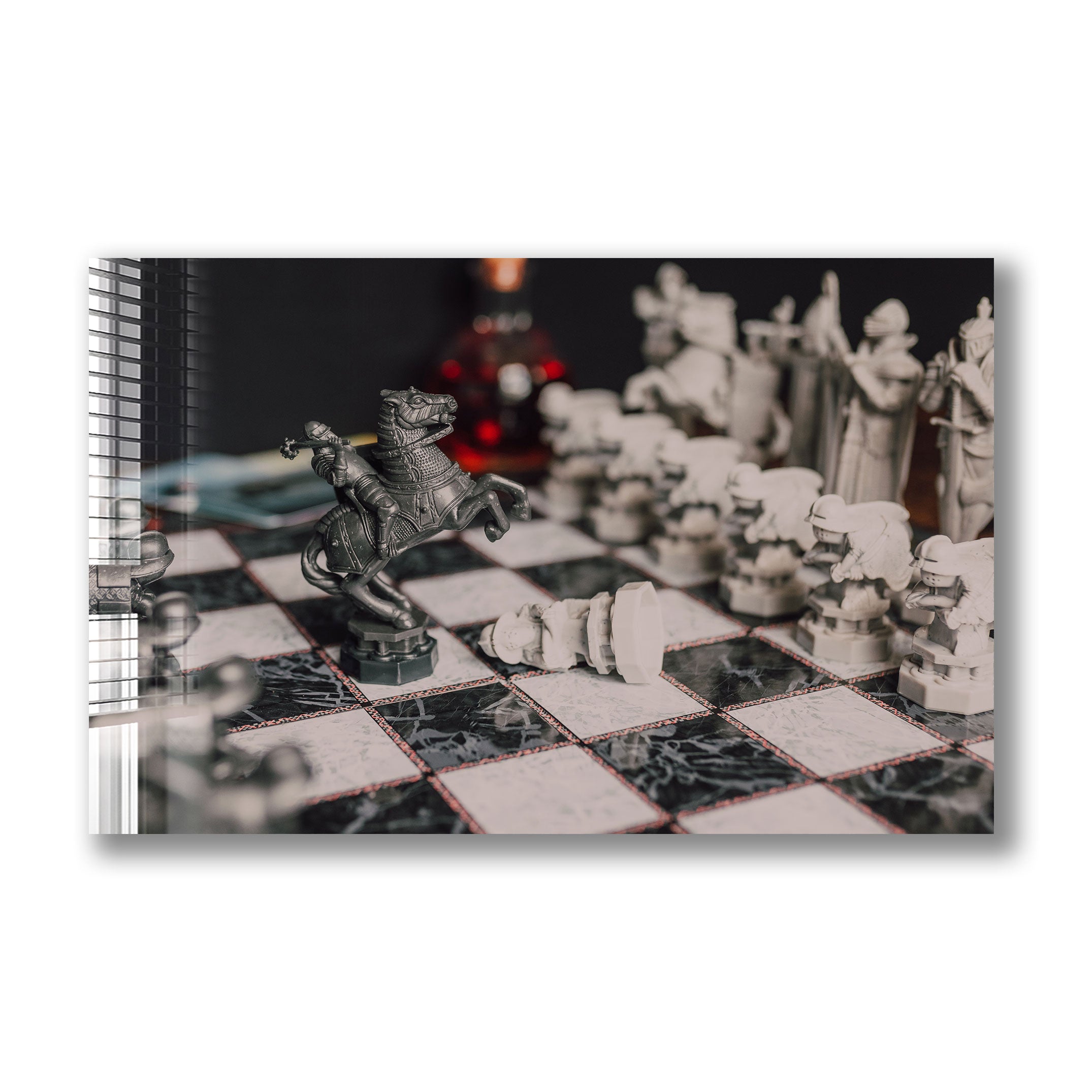 Premium The Knight Chess Piece - Handcrafted Wooden Chess Set for Strategy Games, Collectibles & Home Decor | Perfect for Chess Enthusiasts, Gifts & Game Room Decor