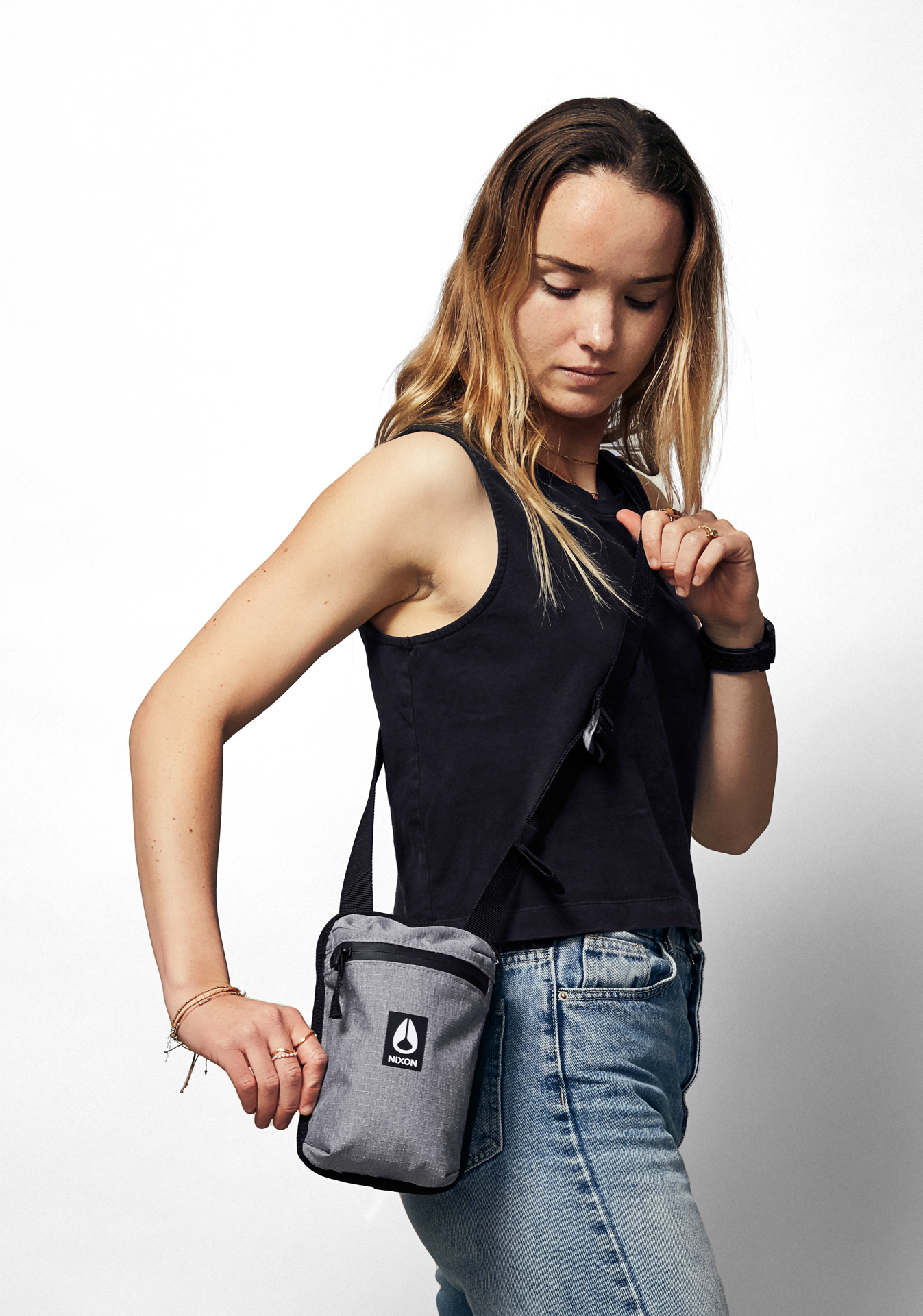 Day Trippin Stash Bag - Heather Gray - Perfect for Travel, Hiking & Outdoor Adventures
