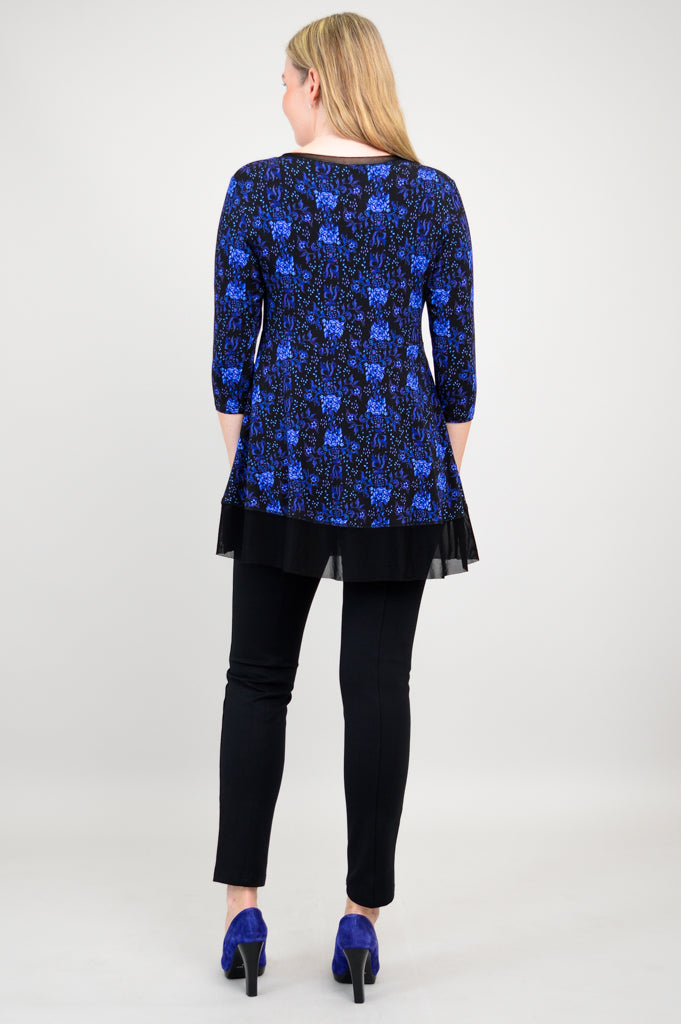 Flora Top - Rosemary & Bamboo Print Women's Blouse | Final Sale | Perfect for Casual Wear, Office Outfits & Summer Fashion