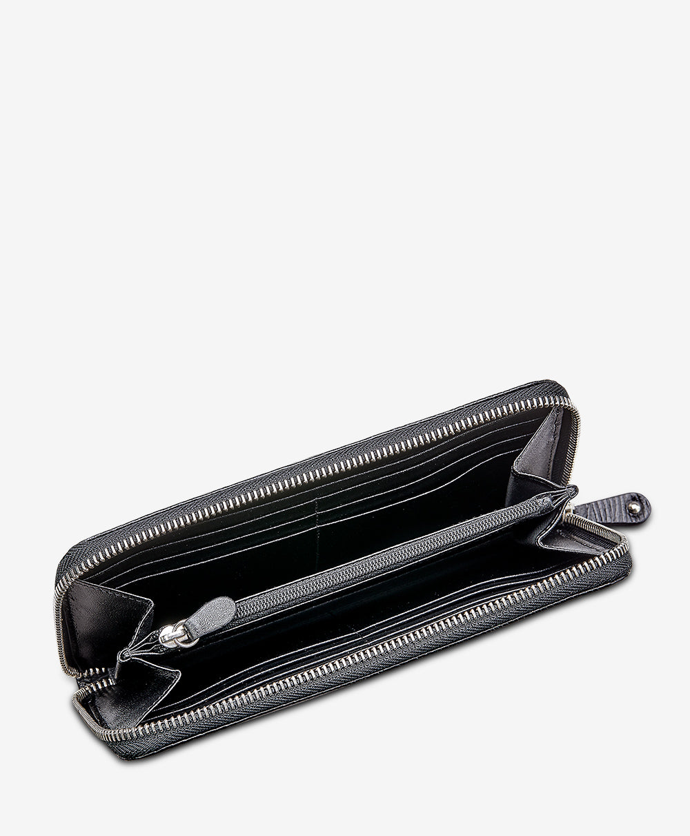 Premium Large Zip Around Wallet for Women & Men - RFID Blocking Travel Wallet with Multiple Card Slots & ID Window - Perfect for Everyday Use, Business Trips & Travel Accessories