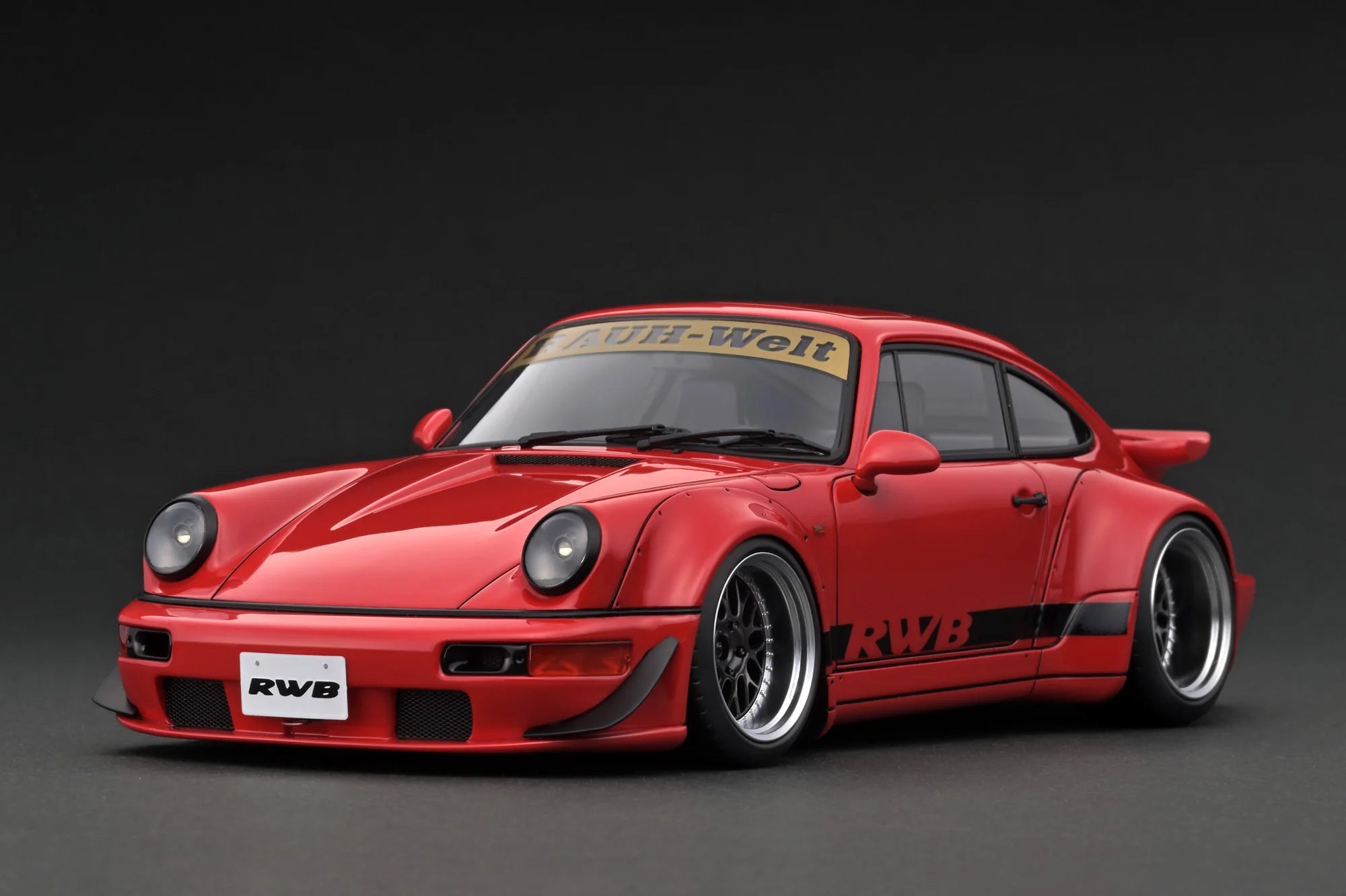 1:18 Scale Porsche 964 RWB Diecast Model Car - Red Collectible Toy for Adults | Perfect for Display, Racing Enthusiasts & Car Lovers