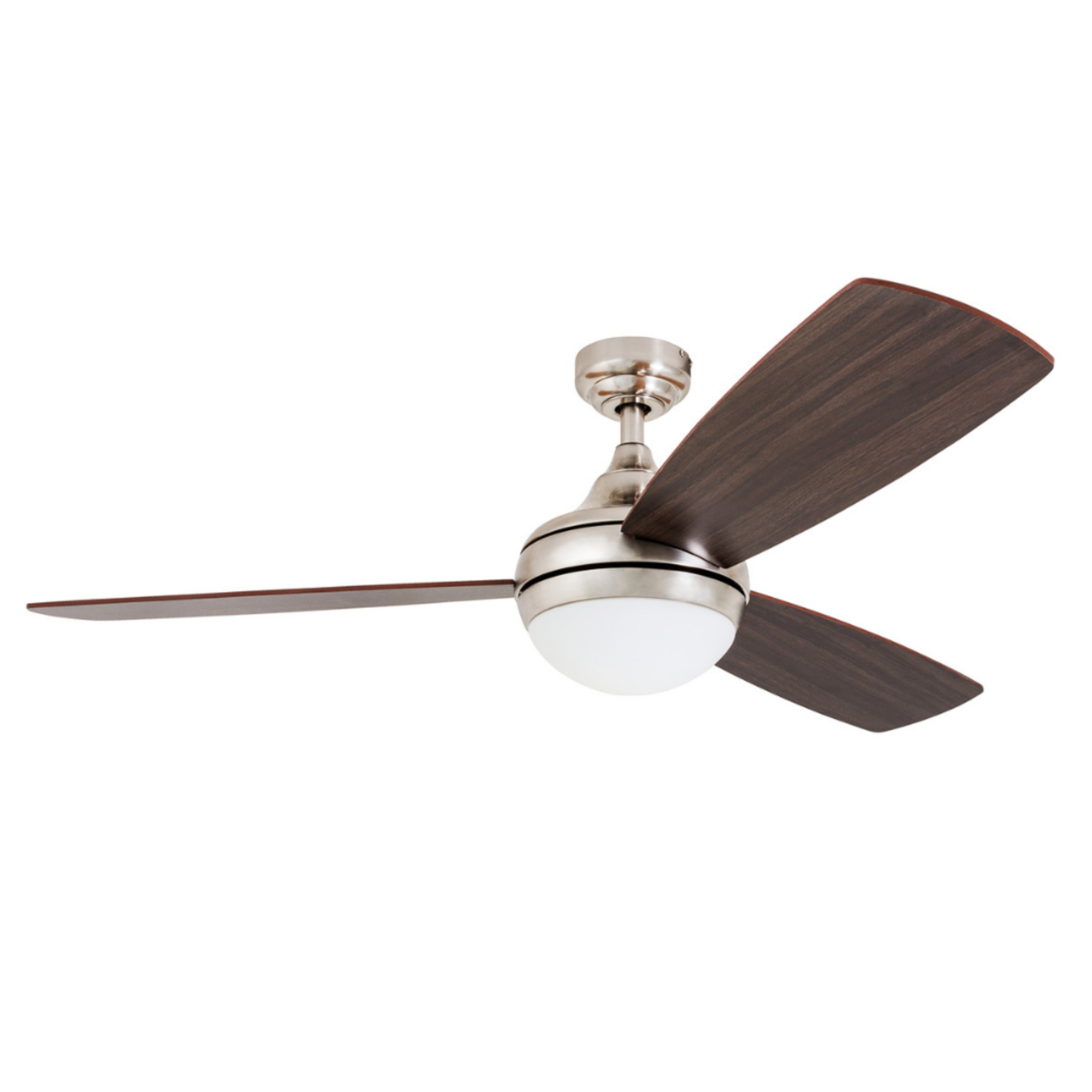 52 Inch Calico Brushed Nickel Ceiling Fan with Remote Control - Perfect for Living Room, Bedroom, and Office Cooling
