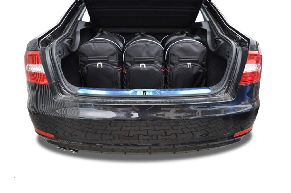 Car-Fit-Bags for Skoda Superb Sedan II (2008-2015) - Waterproof Car Storage Organizers | Perfect for Road Trips, Camping & Travel Accessories