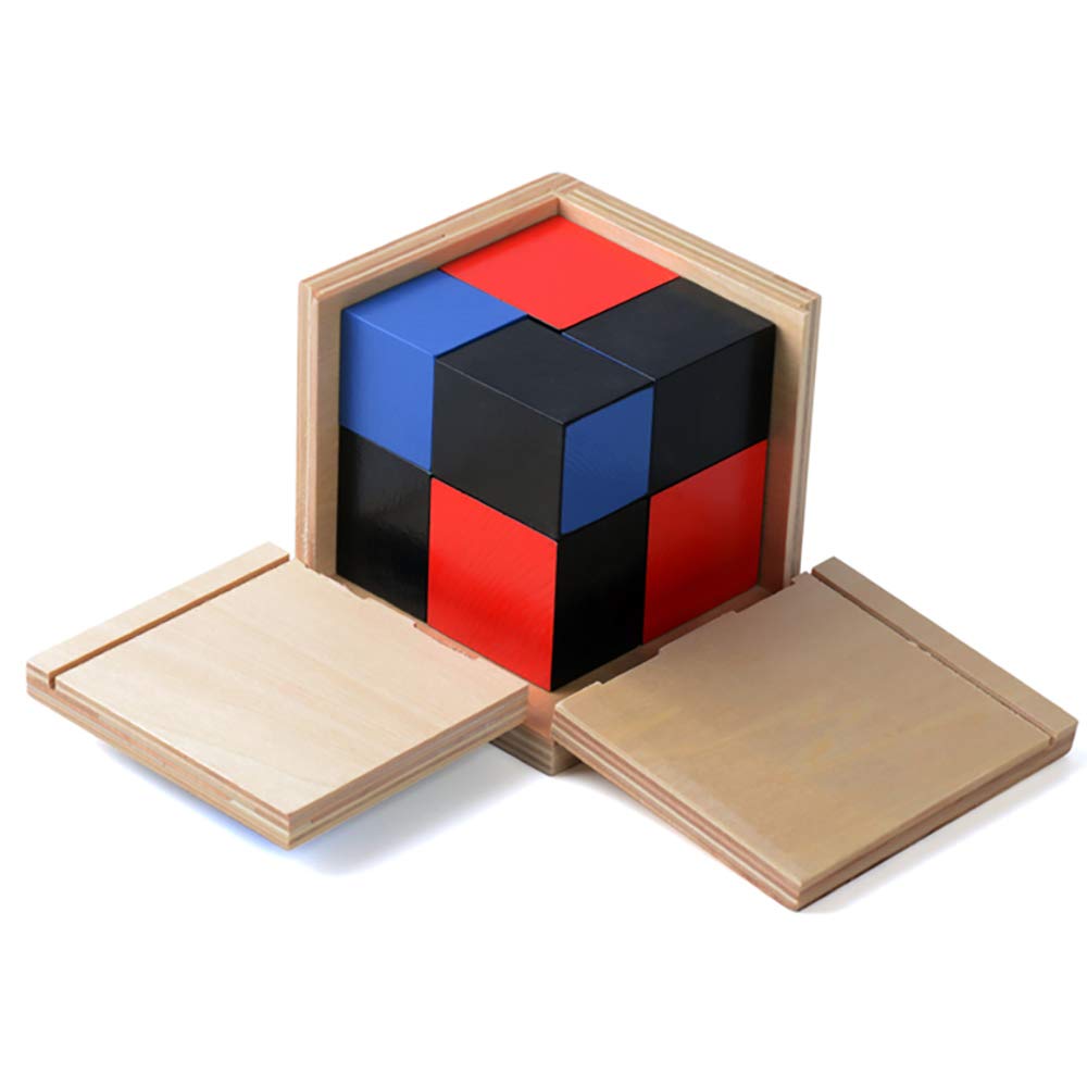 Montessori Binomial Cube - Educational Math Toy for Toddlers & Kids - Sensory Learning Material for Early Childhood Development - Perfect for Homeschooling & Classroom Activities
