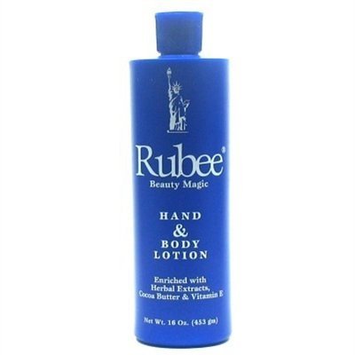 Rubee Hand & Body Lotion 16oz (3 Pack) - Ultra Moisturizing & Nourishing - R&R Cosmetics LLC - Perfect for Dry Skin Care at Home, Office & Travel