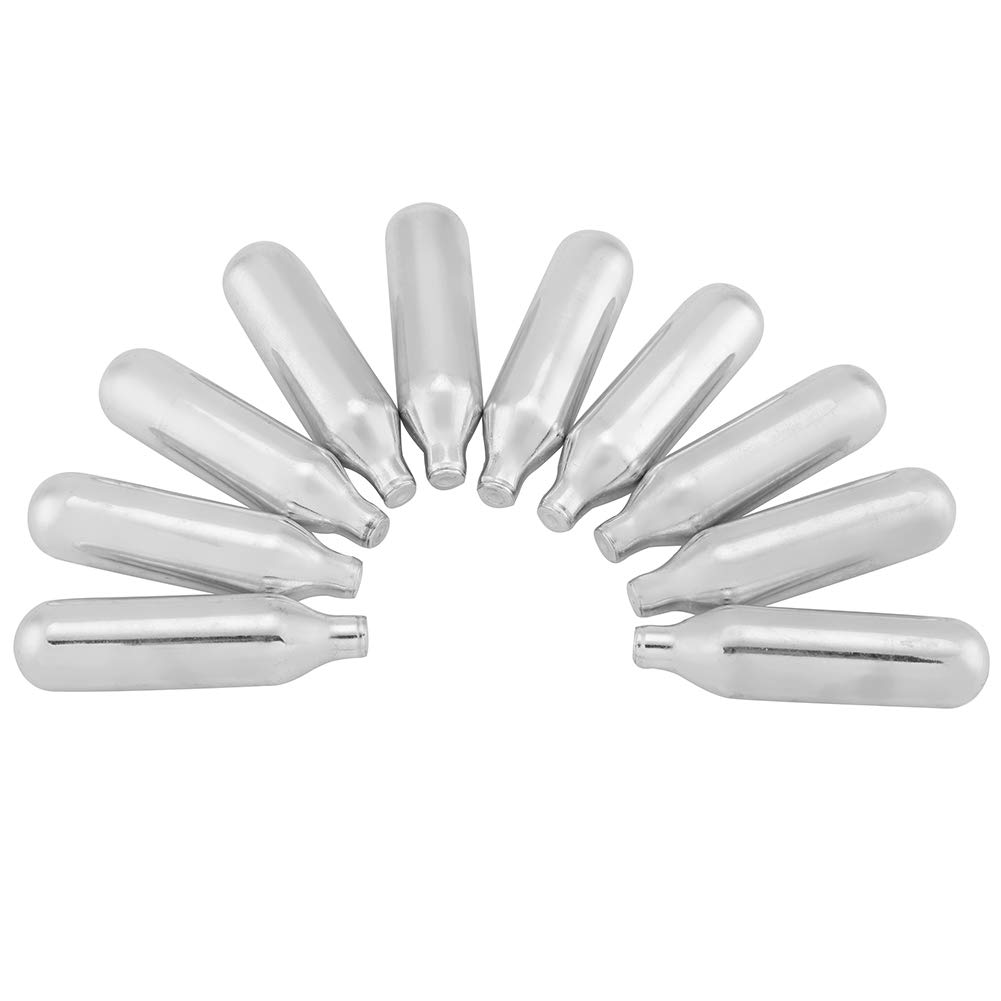 10PCS Dagtear CO2 Gas Bottles for Soda Water Maker - Refillable Carbon Dioxide Cylinders for Home Carbonation, DIY Sparkling Water Machine Accessories (Perfect for Kitchen, Bar, Party & Office Use)