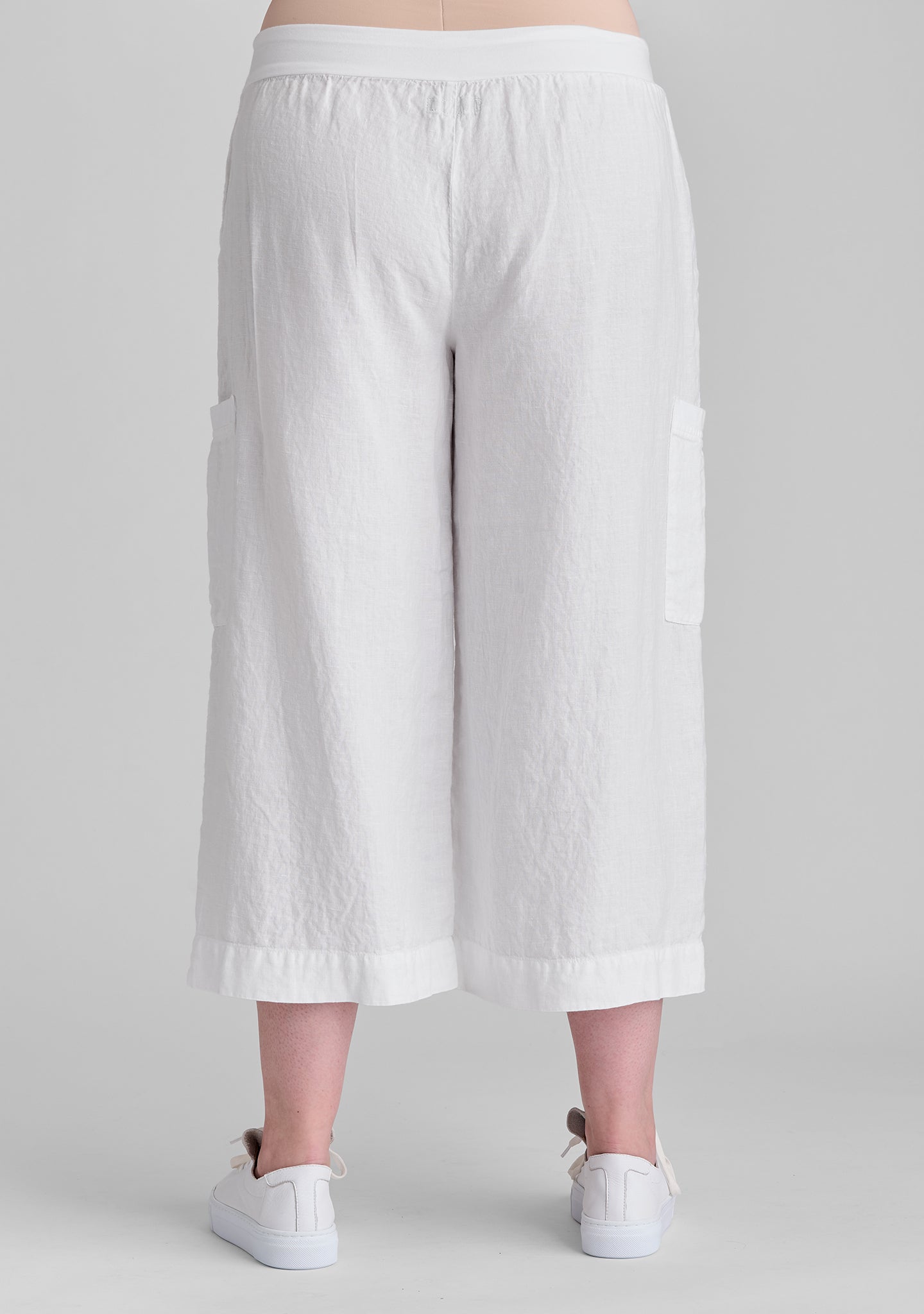 Full Time Linen Drawstring Pants - Comfortable Casual Lounge Pants for Women & Men - Perfect for Yoga, Home Wear, and Summer Vacation