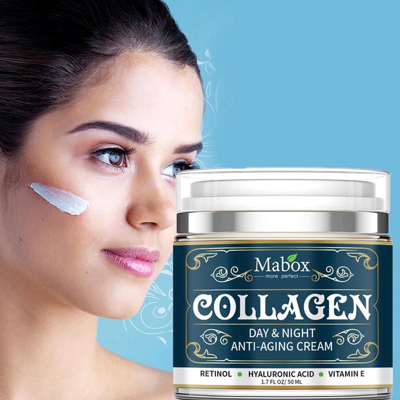 Collagen Moisturizing Facial Cream - Anti-Aging & Hydrating Skin Care for Women - Perfect for Daily Use & Night Routine