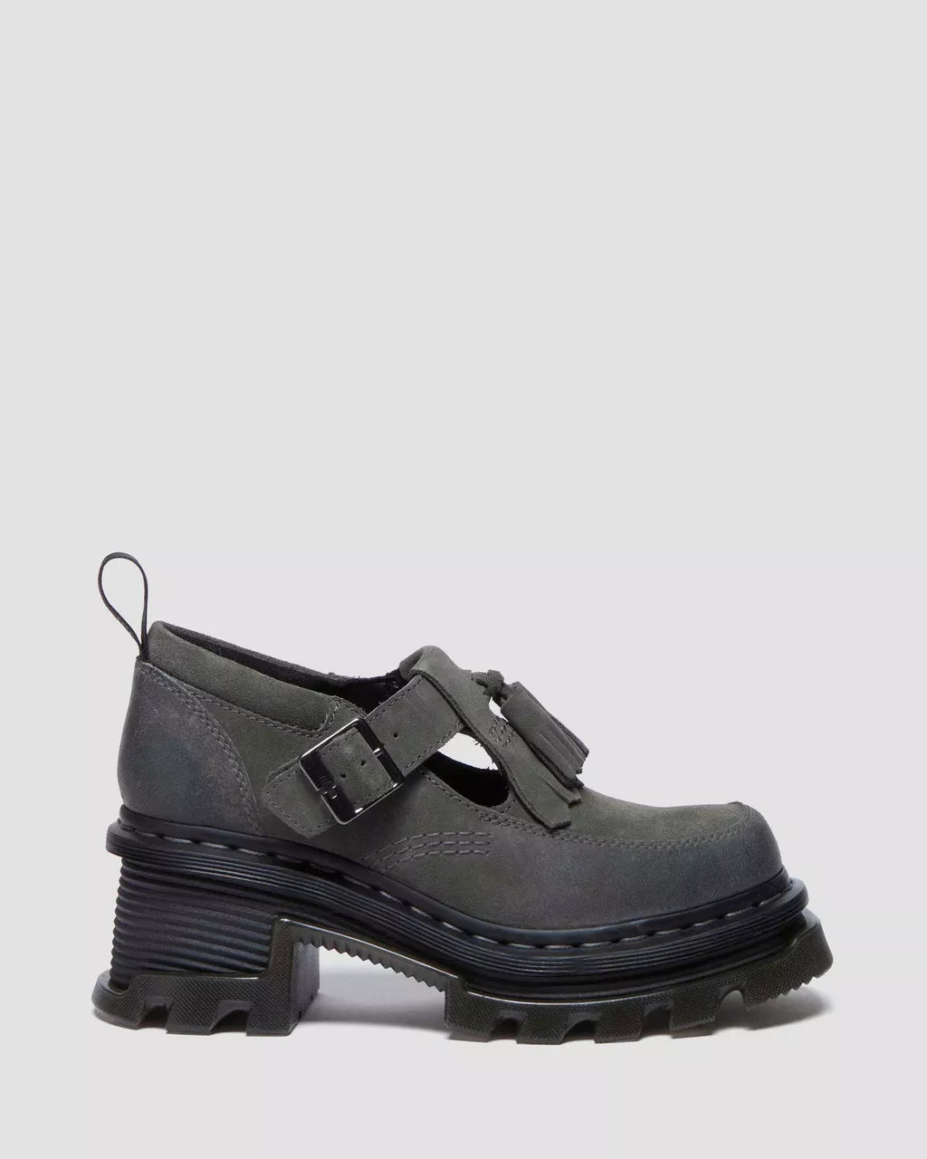 Corran Mary Jane Shoes for Women - Gunmetal Metallic Flats with Comfortable Fit - Perfect for Work, Office, and Casual Outfits