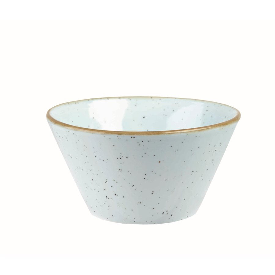 Churchill Stonecast 12 Oz Zest Bowl - Duck Egg Blue (12-Pack) | Elegant Serving Bowl for Desserts, Salads & Entertaining | Perfect for Home, Restaurant & Party Use