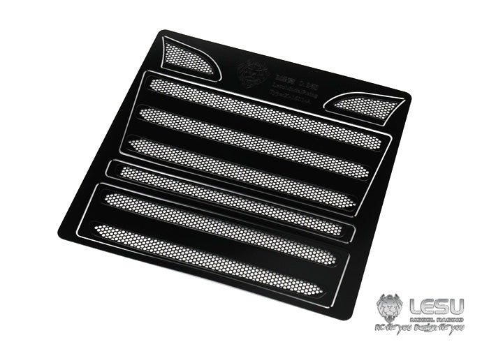 LESU 1/14 Scale Metal Front Face Grille for TAMIYA RC Tractor Trucks - DIY Replacement Part for Remote Control Model Vehicles - Perfect for RC Car Enthusiasts & Scale Model Builders