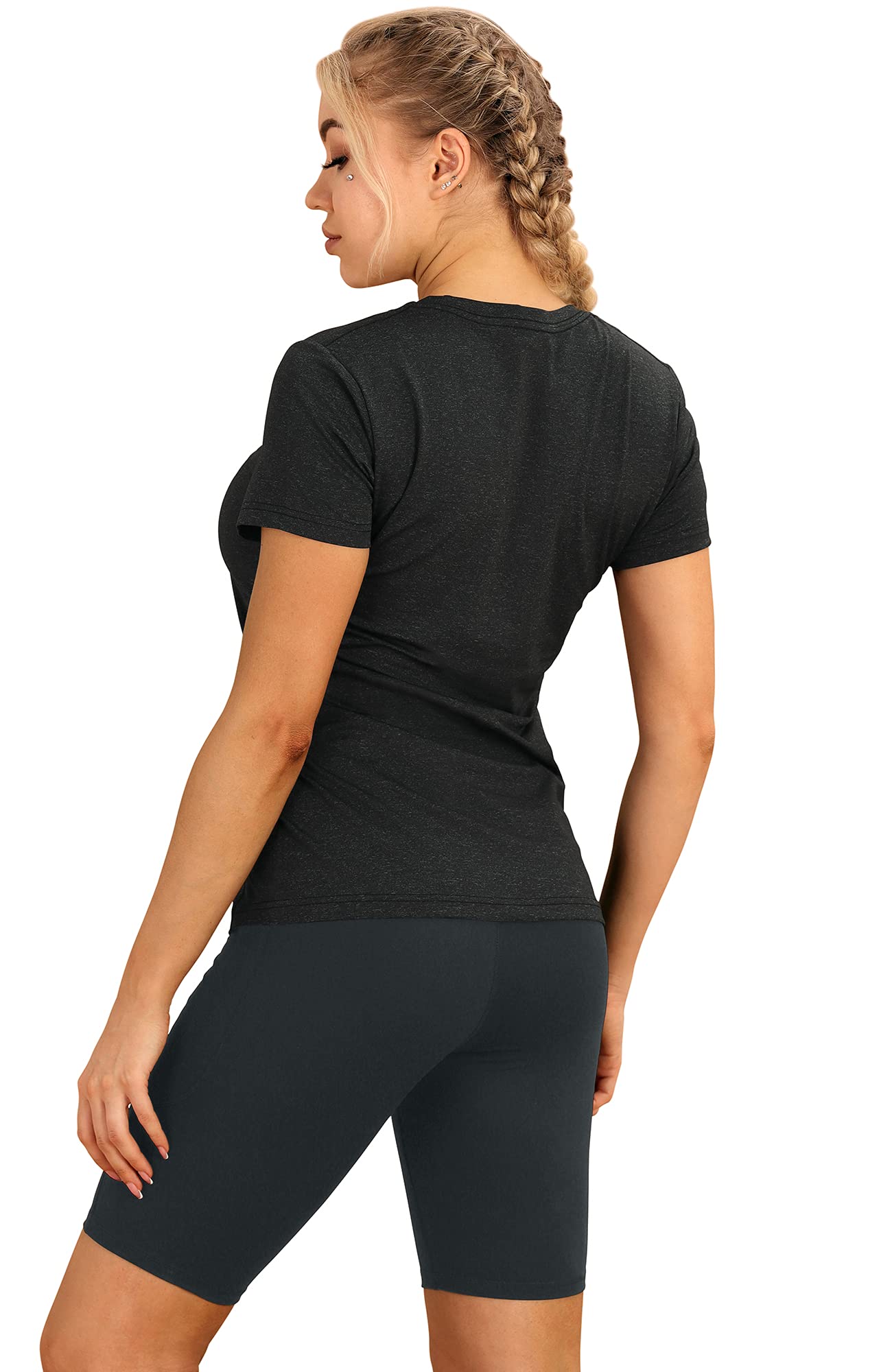 Icyzone Women's Workout Running T-Shirts - Breathable Fitness Athletic Yoga Tops for Gym, Exercise & Running (Pack of 3) | Perfect for Yoga, HIIT & Cardio Workouts
