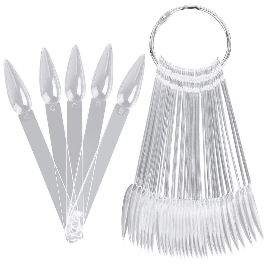 BE Nail Display Stand with Ring Holder - Perfect for Salon, Nail Art Showcase & Jewelry Organization